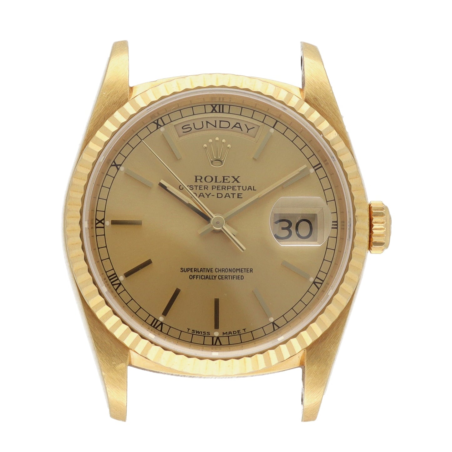 18238 Daydate X serial cal.3155 YG 2R-X01-01432