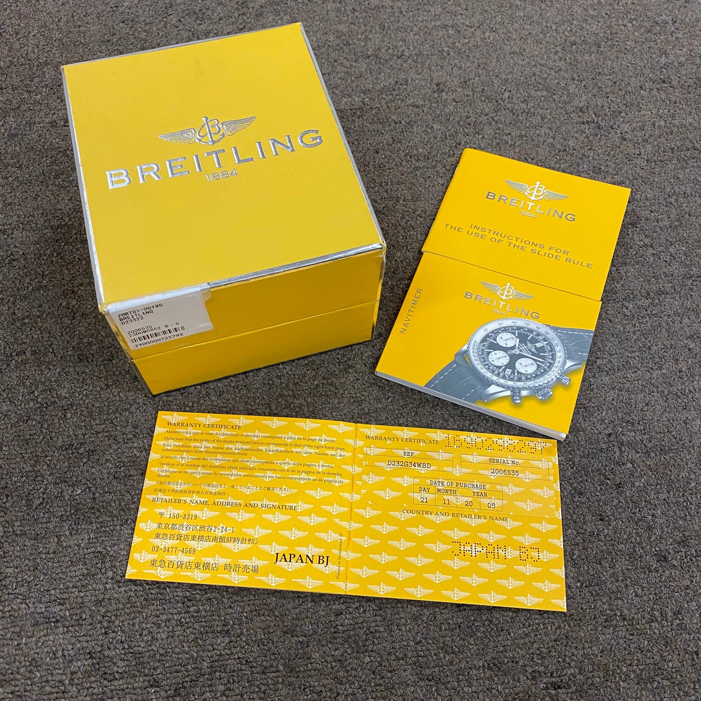 D23322 Navitimer 2BRT01-00195