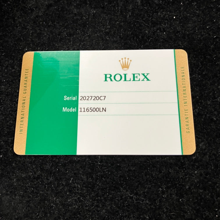 116500LN ロレックスデイトナ 2R-X01-03384