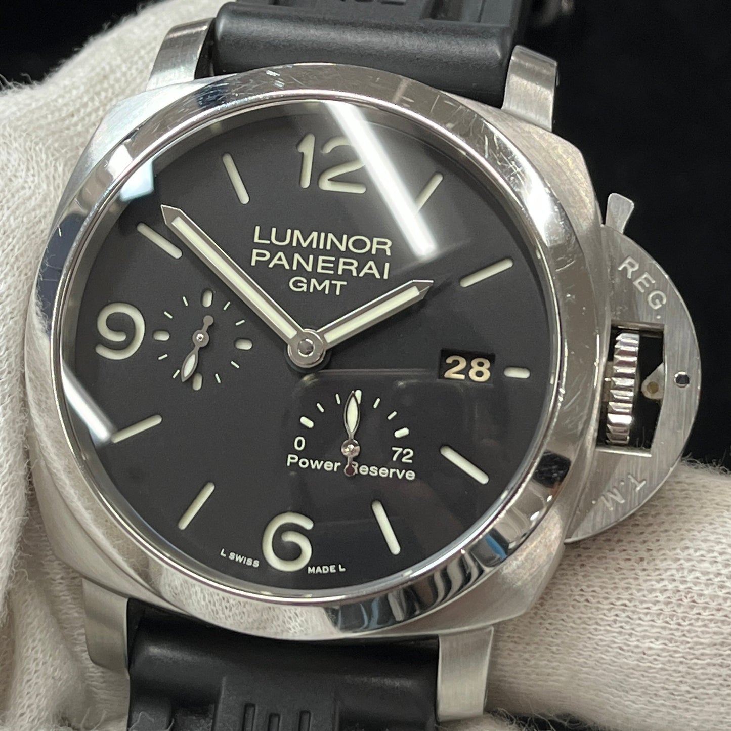 PAM00321 Luminor1950 3DaysGMT Power Reserve 2PAM33-00068