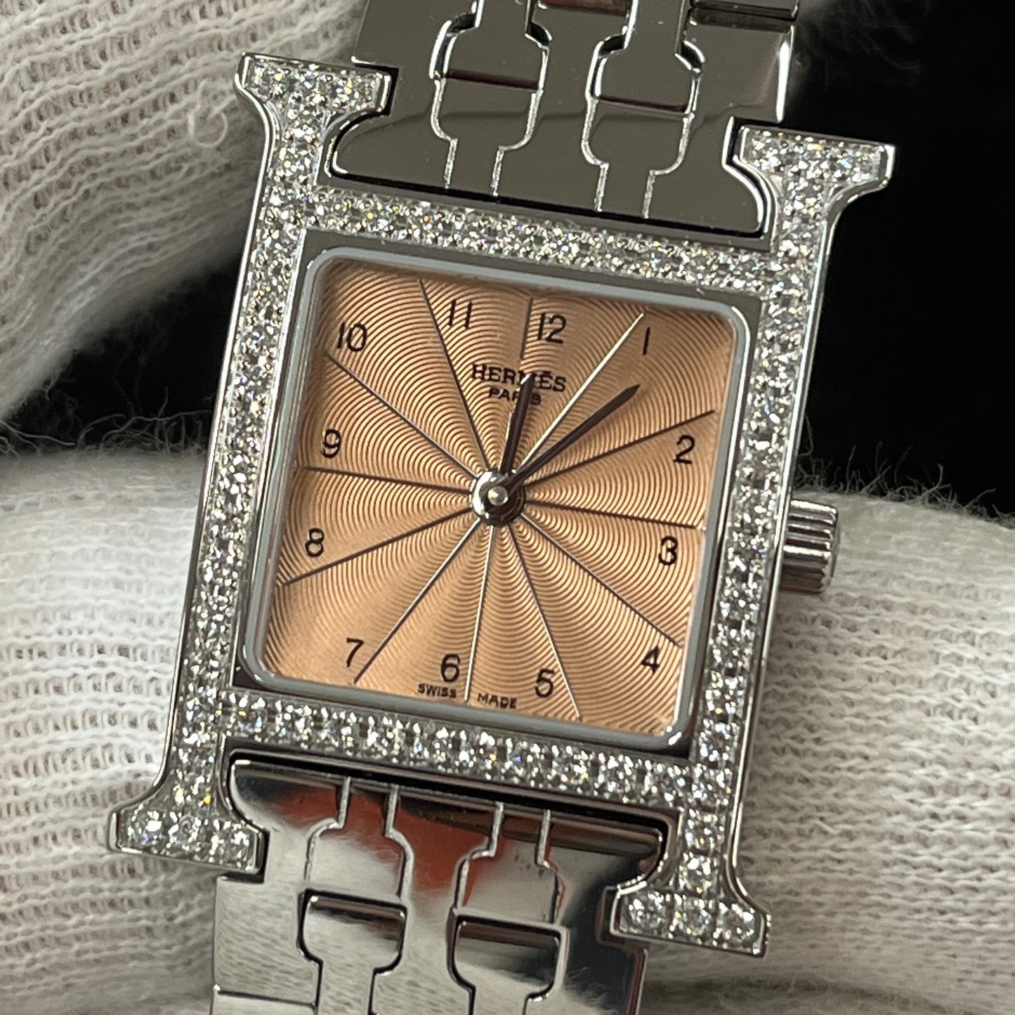 HH1.230 Heuer h Diamond Bezel 2HER01-00259