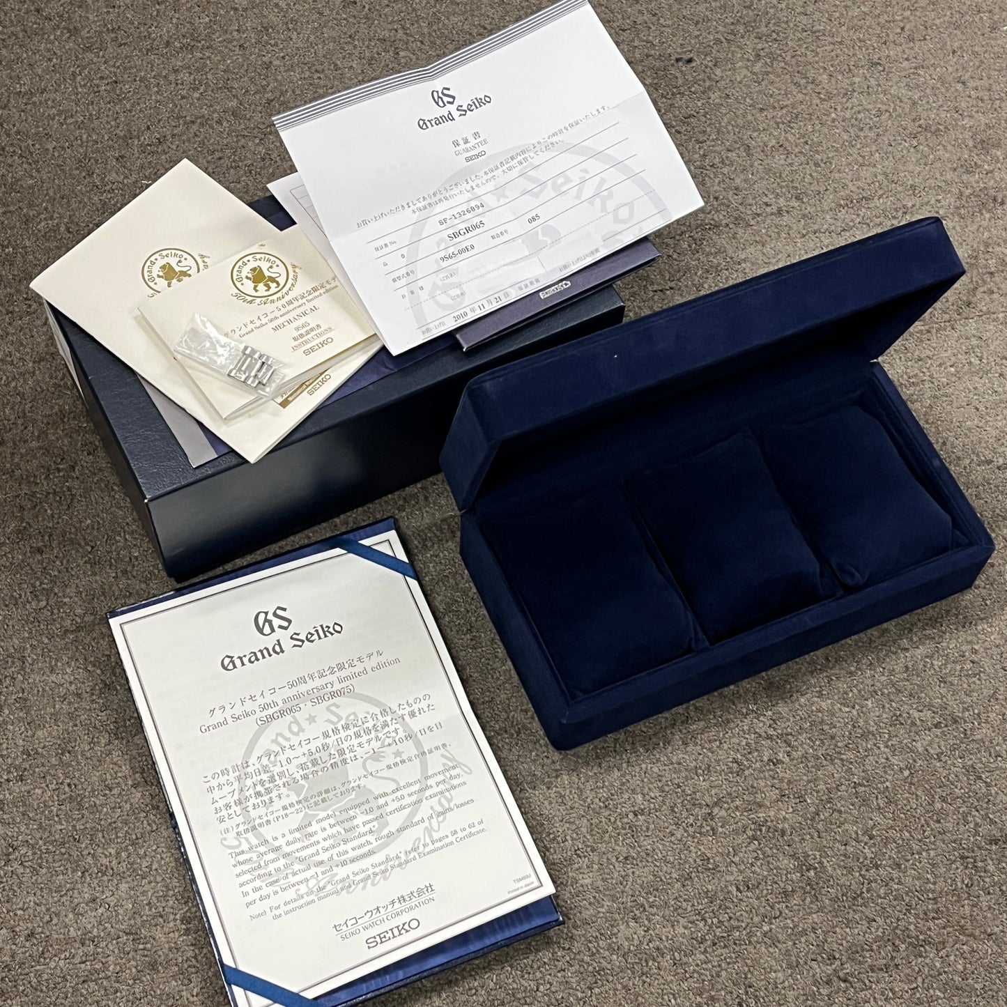 SBGR065 Grand Seiko 50th anniversary limited edition 500 pcs 2SEI01-00117
