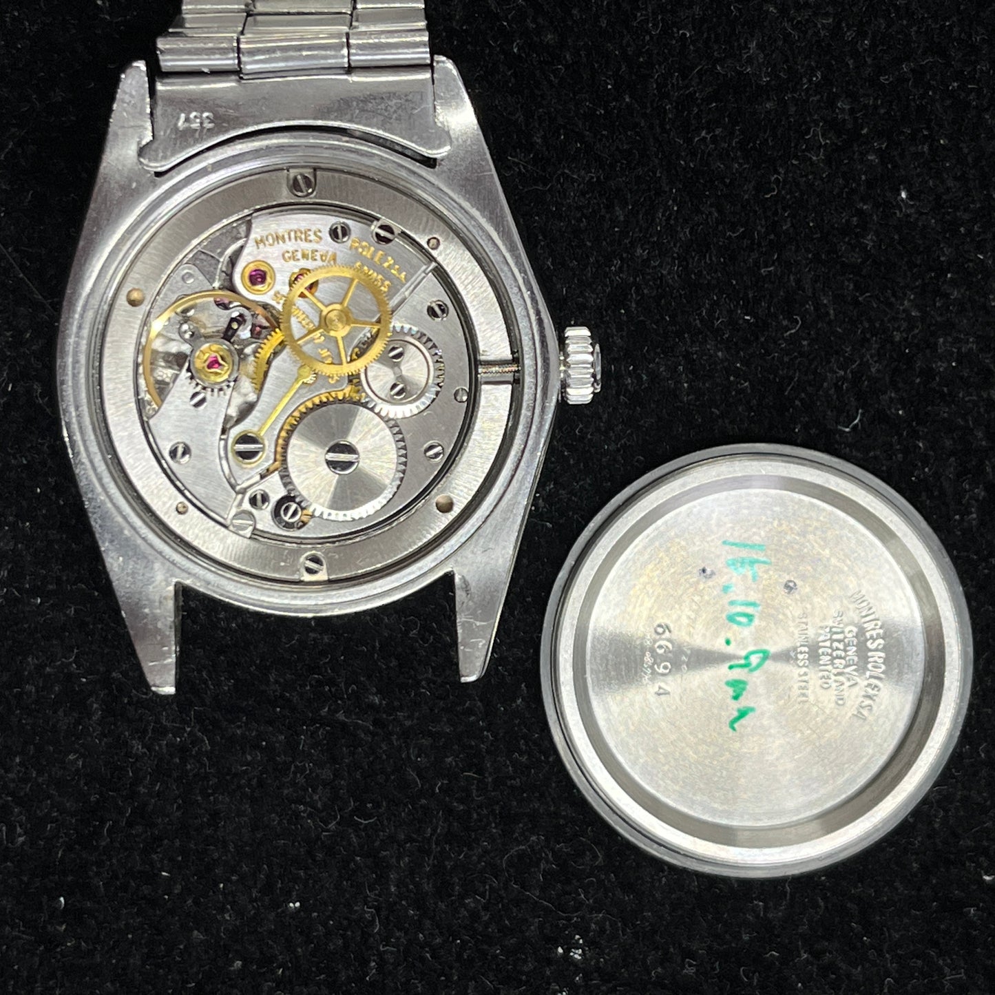 6694 オイスターデイト プレシジョン cal.1225 37*****番 2R-X01-01344