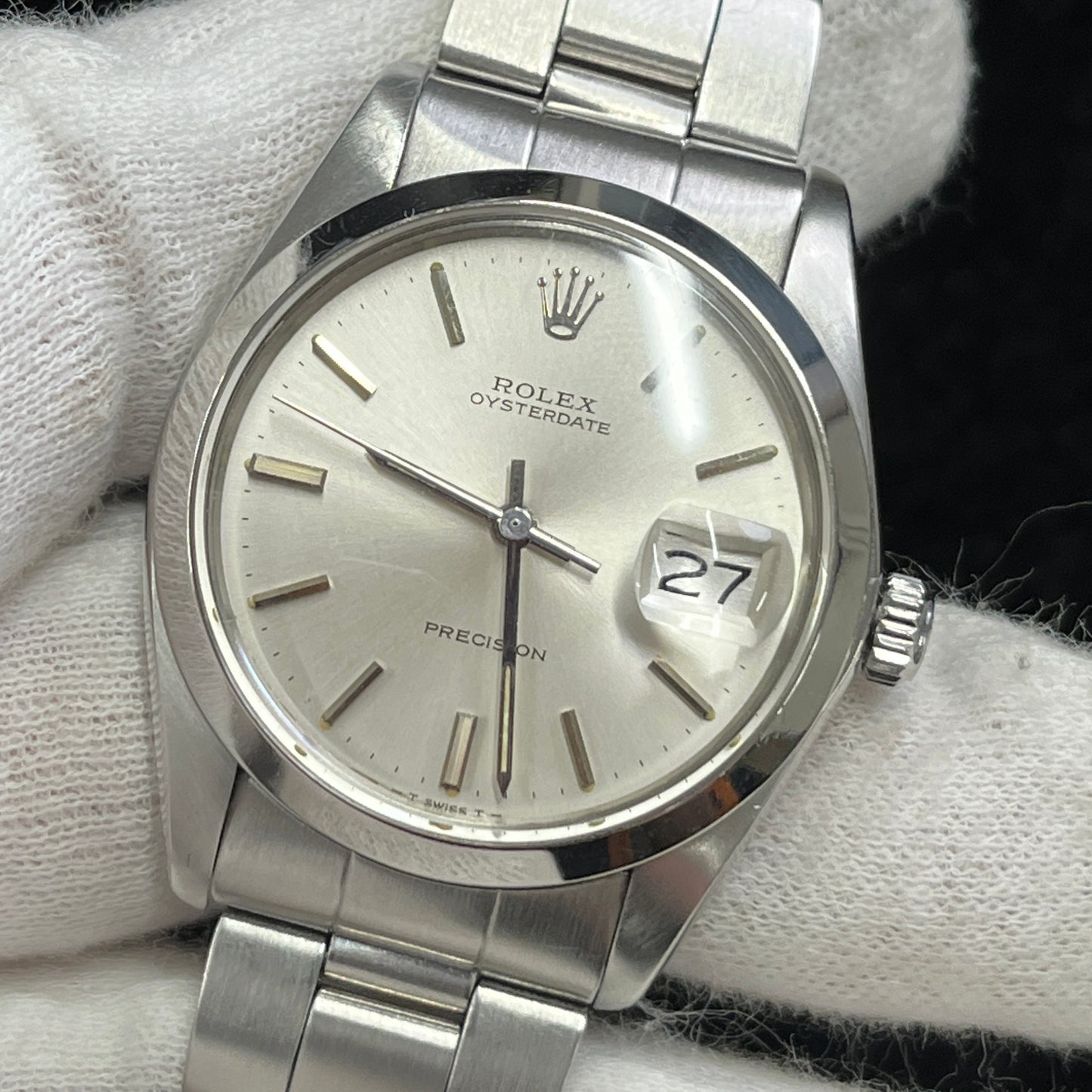 6694 オイスターデイト プレシジョン cal.1225 37*****番 2R-X01-01344