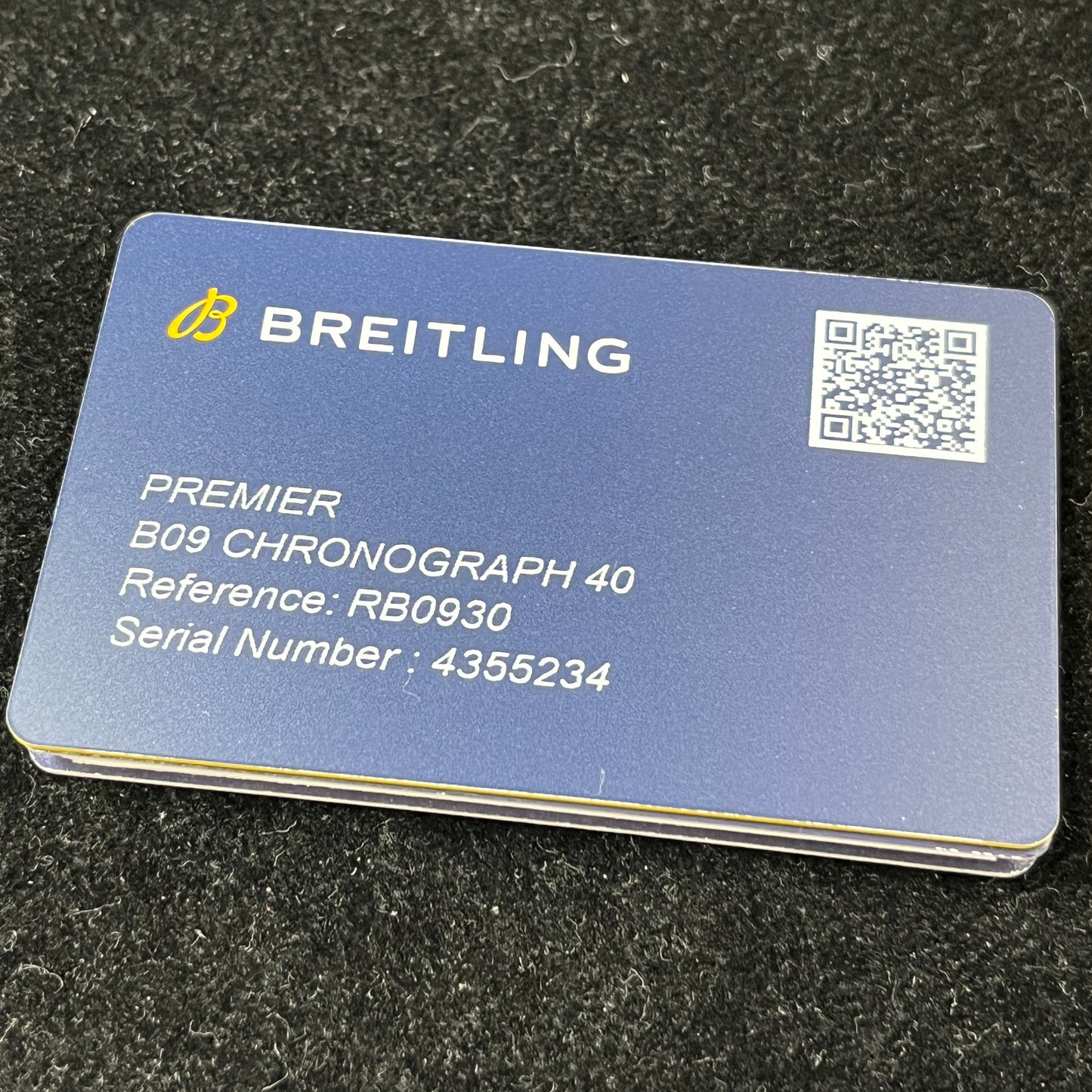 RB0930371G1P1 プレミエ B09 クロノグラフ 40 2BRT01-00189