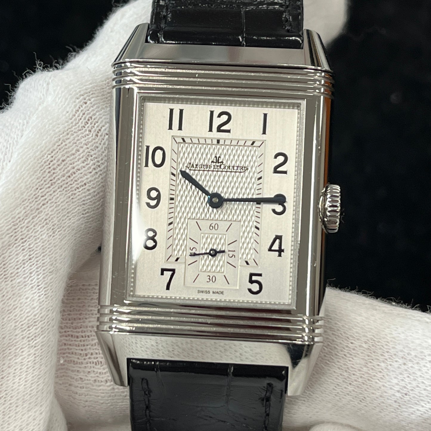 Q3848420 レベルソ クラシック ラージ デュオ スモールセコンド 2JLC01-00122