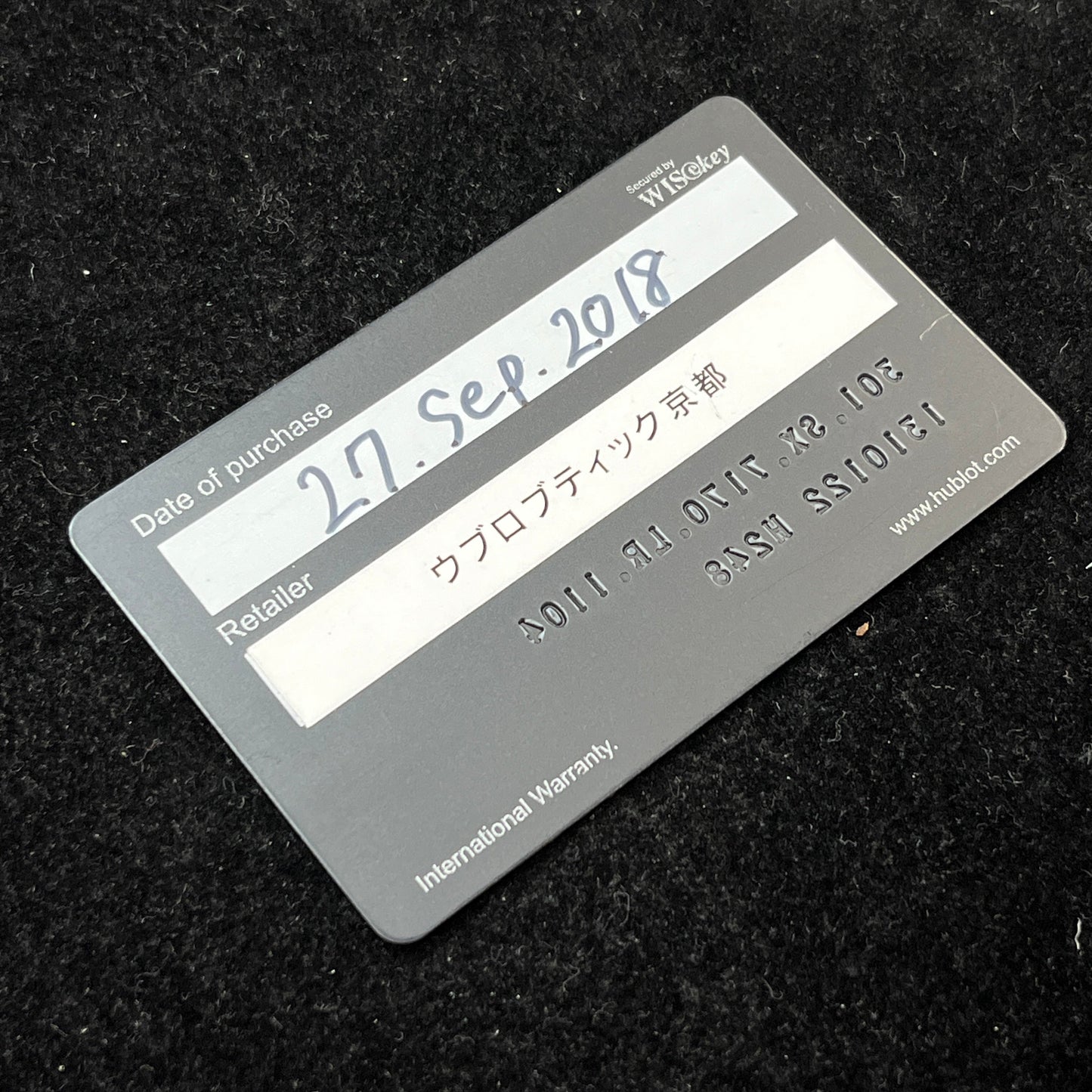 301.SX.7170.LR.1104 Big bang Bezel Diamond 2HUB01-00243