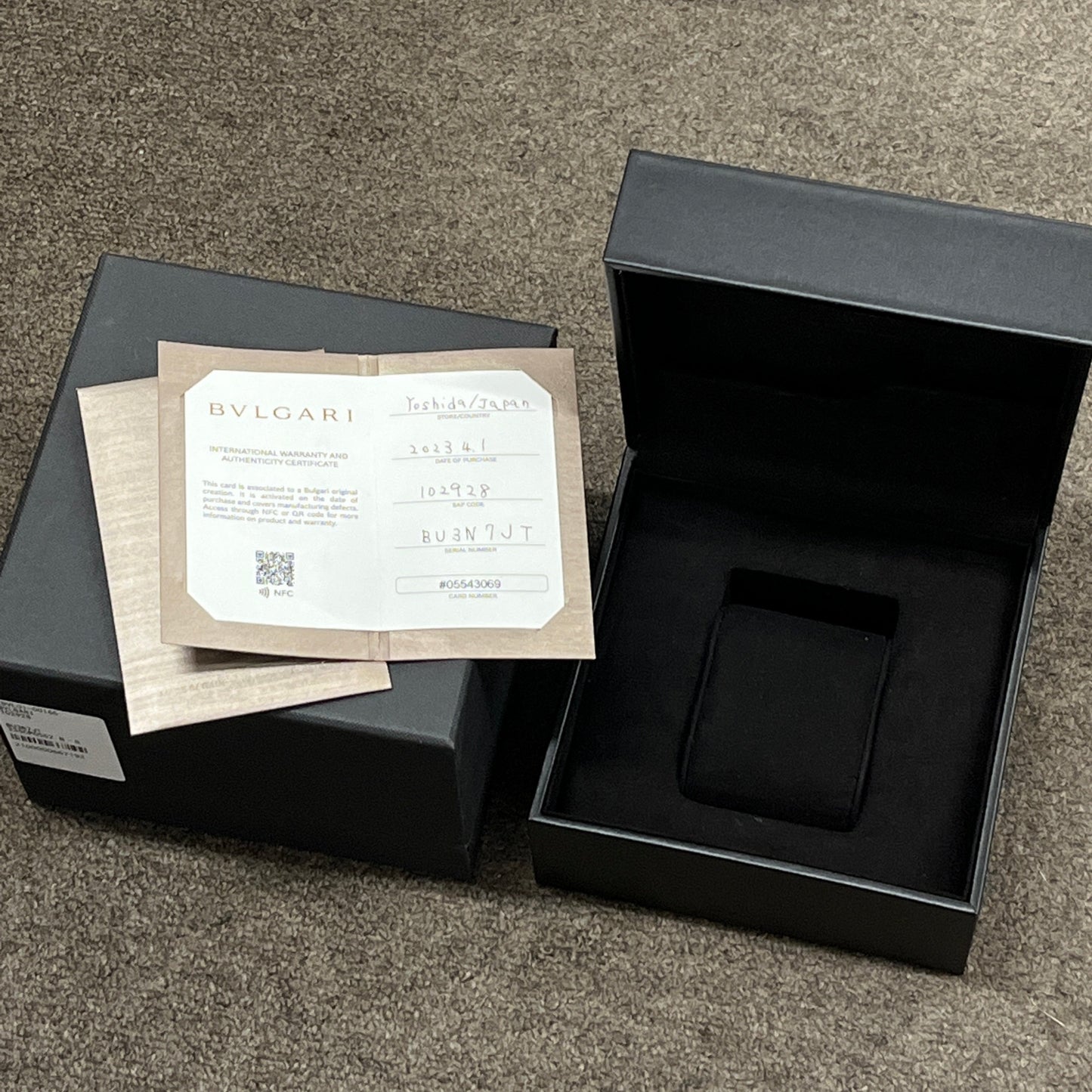102928 BVLGARI BVLGARI 2BVL01-00165
