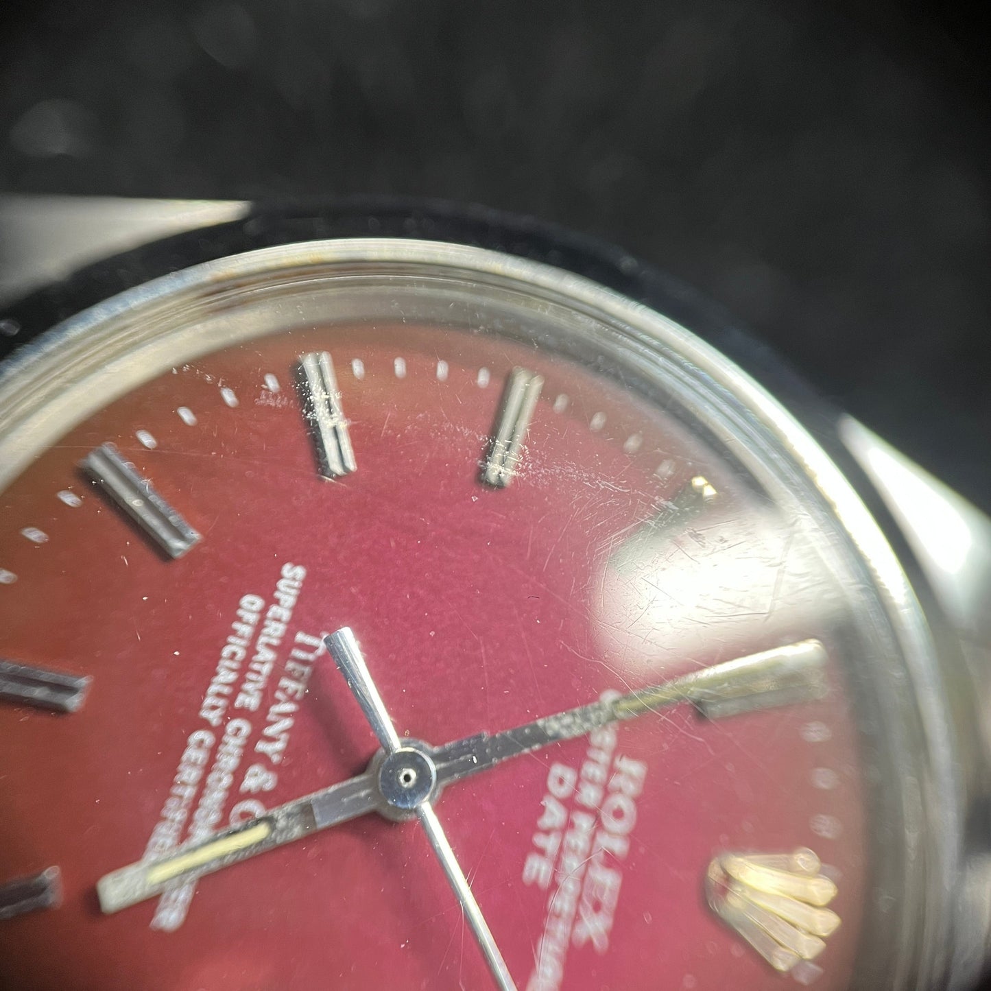 1500 Oyster Perpetual Date Restore dial Cal.1570 23***** Serial 2R-X01-01385
