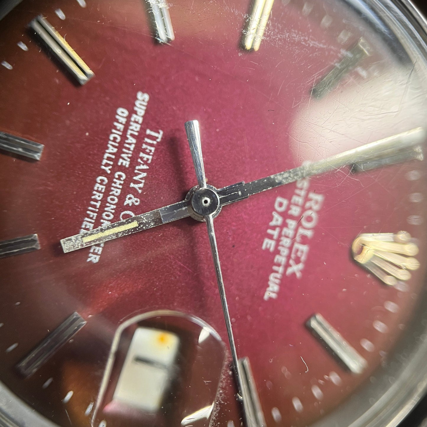 1500 Oyster Perpetual Date Restore dial Cal.1570 23***** Serial 2R-X01-01385