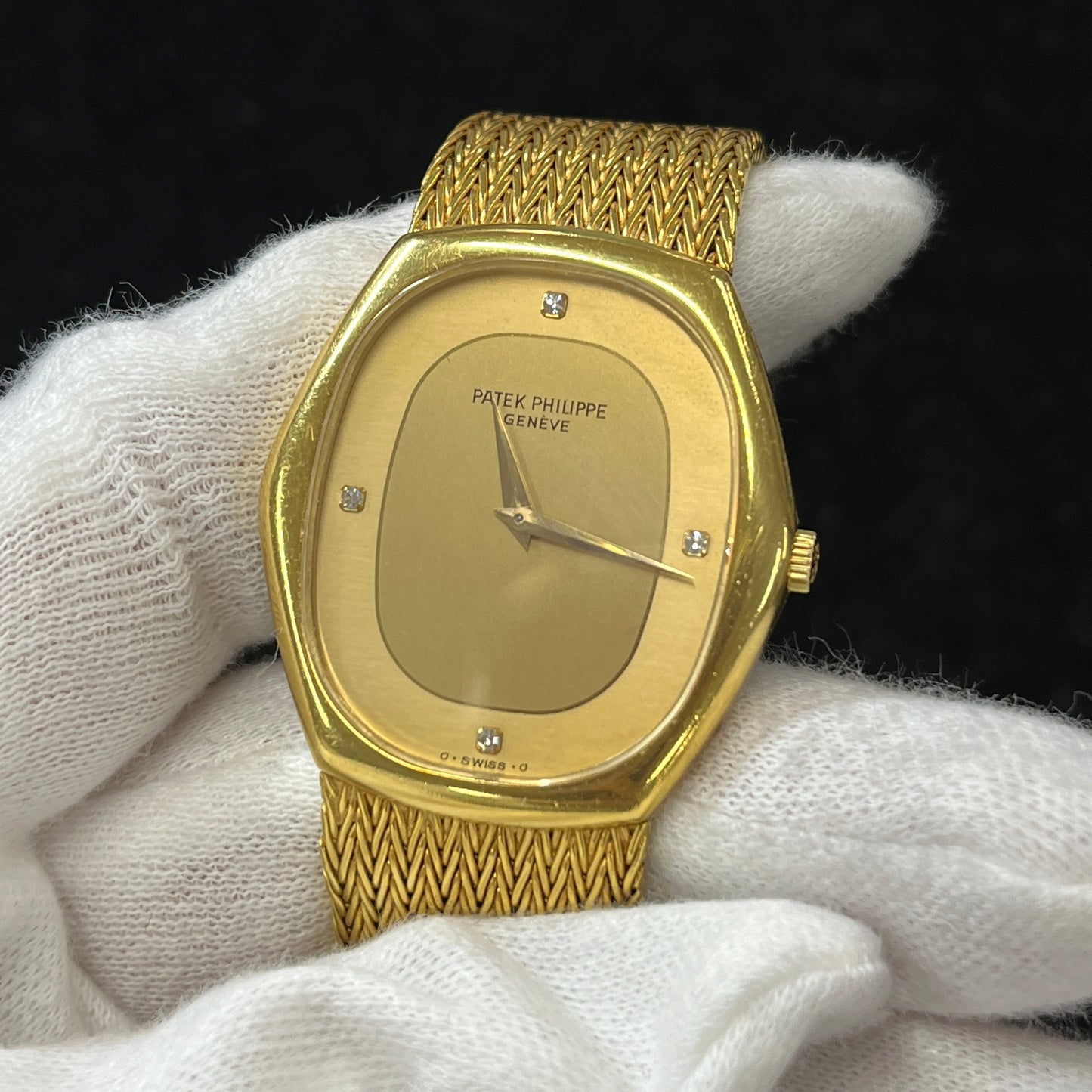 3858/1 Diamond Hand-windind K18 2P-P33-00002