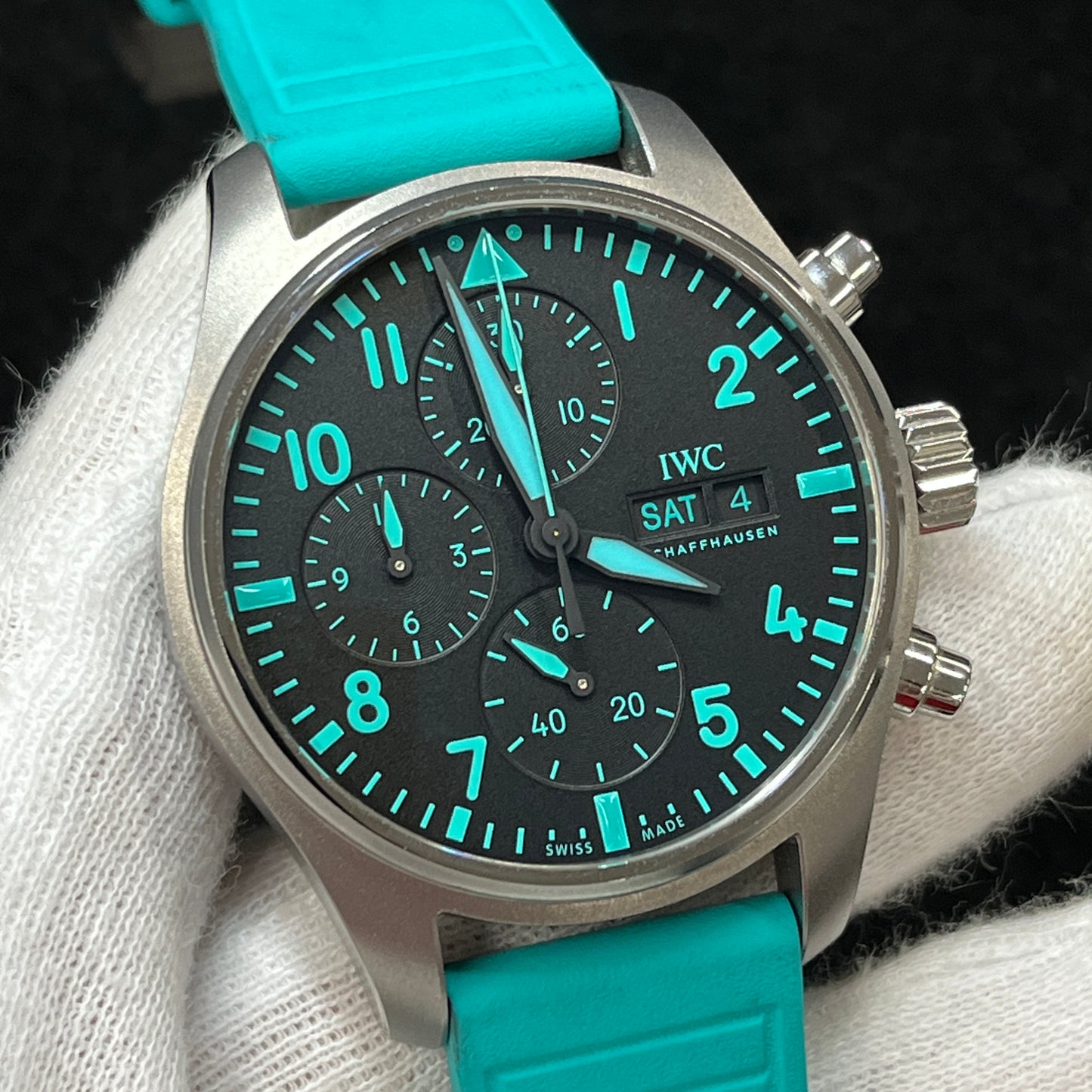 IW388108 パイロット ウォッチ クロノグラフ 41 MERCEDES-AMG PETRONAS FORMULA ONE TEAM 2IWC01-00291