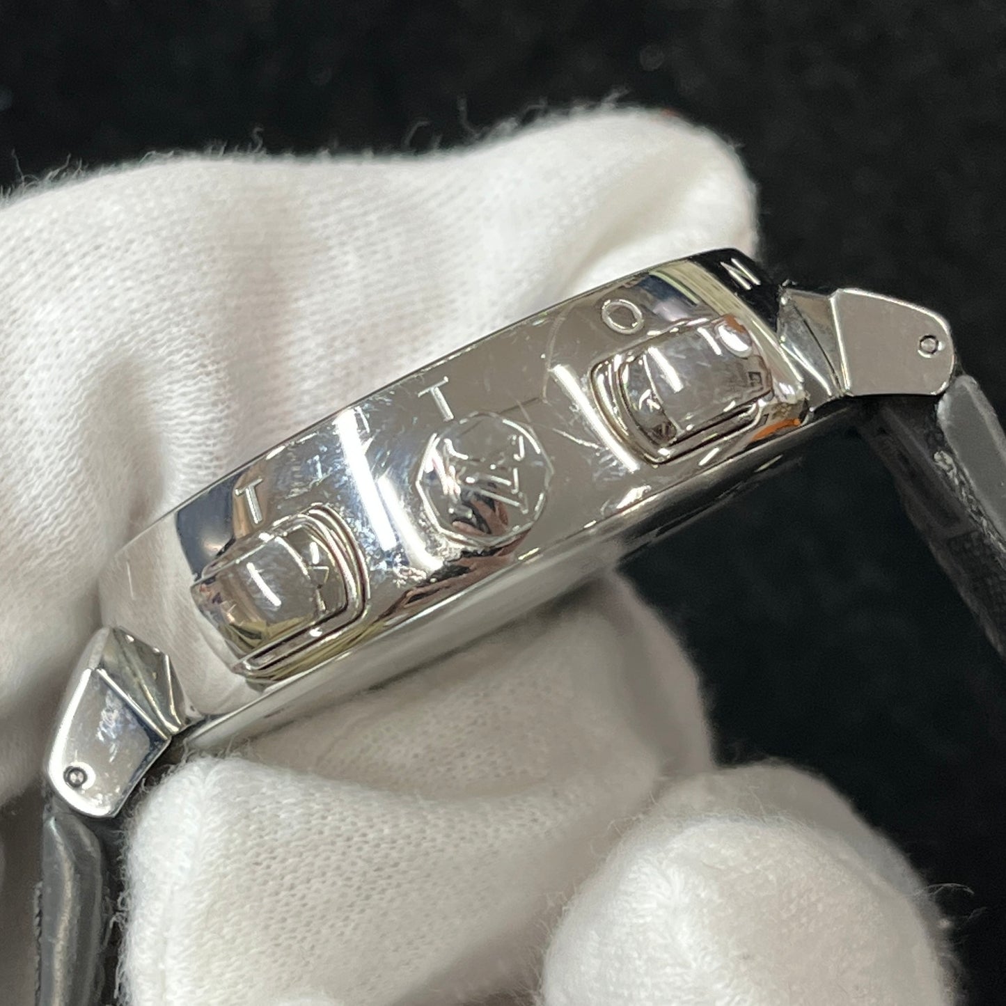 QA094Z タンブール GM ダミエ グラフィット 2L-V01-00127