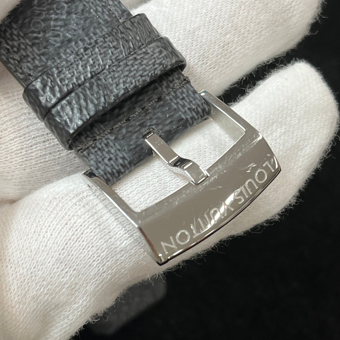 QA094Z タンブール GM ダミエ グラフィット 2L-V01-00127