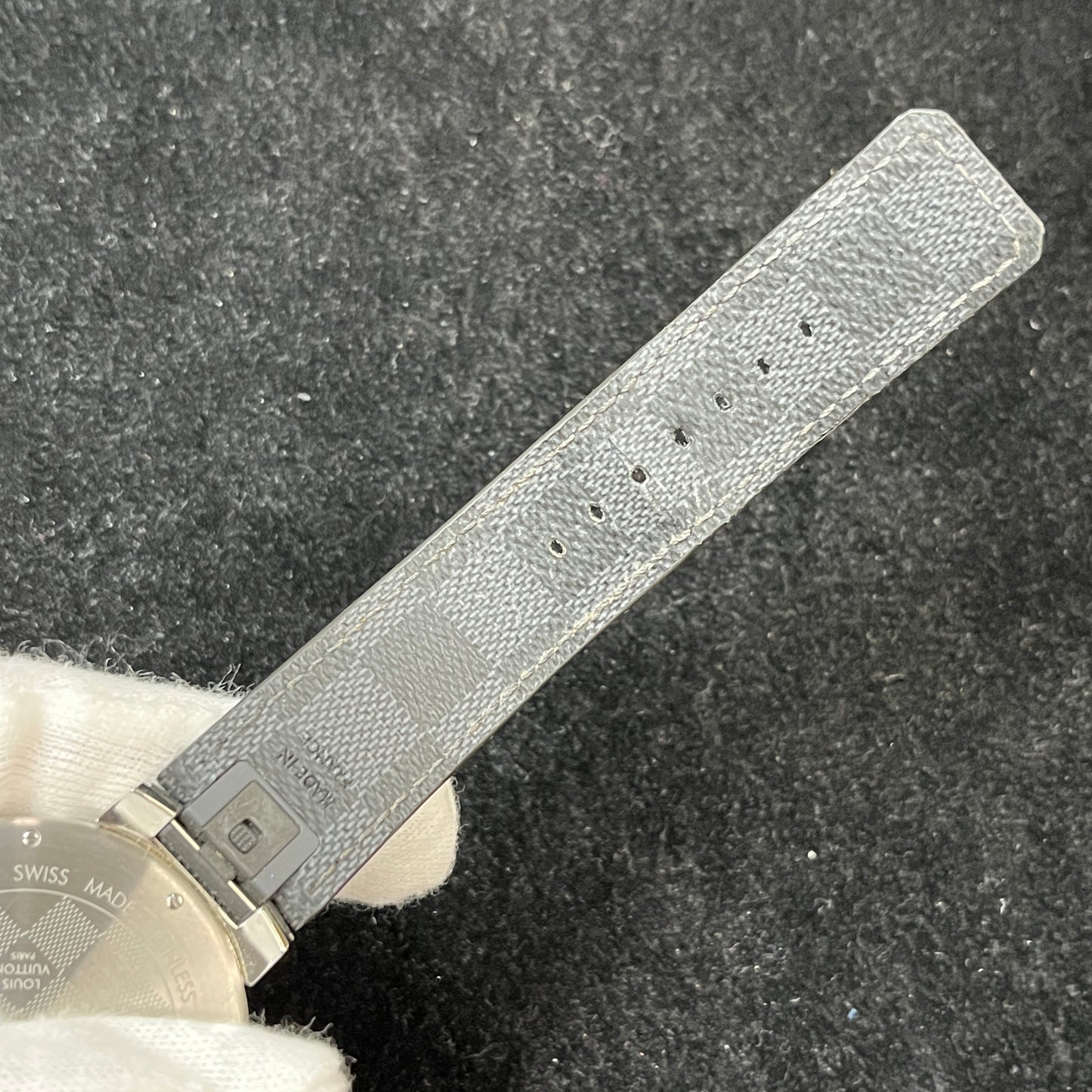 QA094Z タンブール GM ダミエ グラフィット 2L-V01-00127