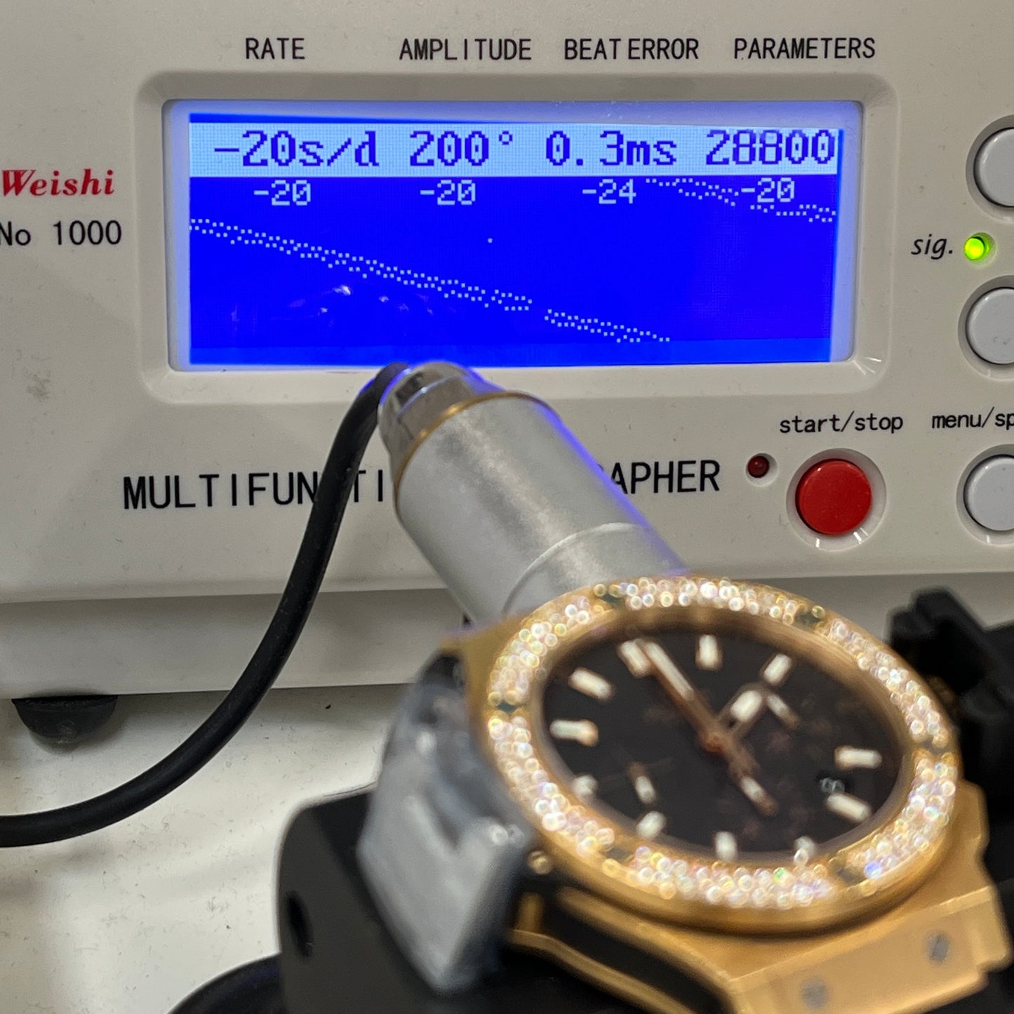 301.PX.1180.RX.1104 ビッグ・バン ゴールド ダイヤモンド 2HUB01-00206