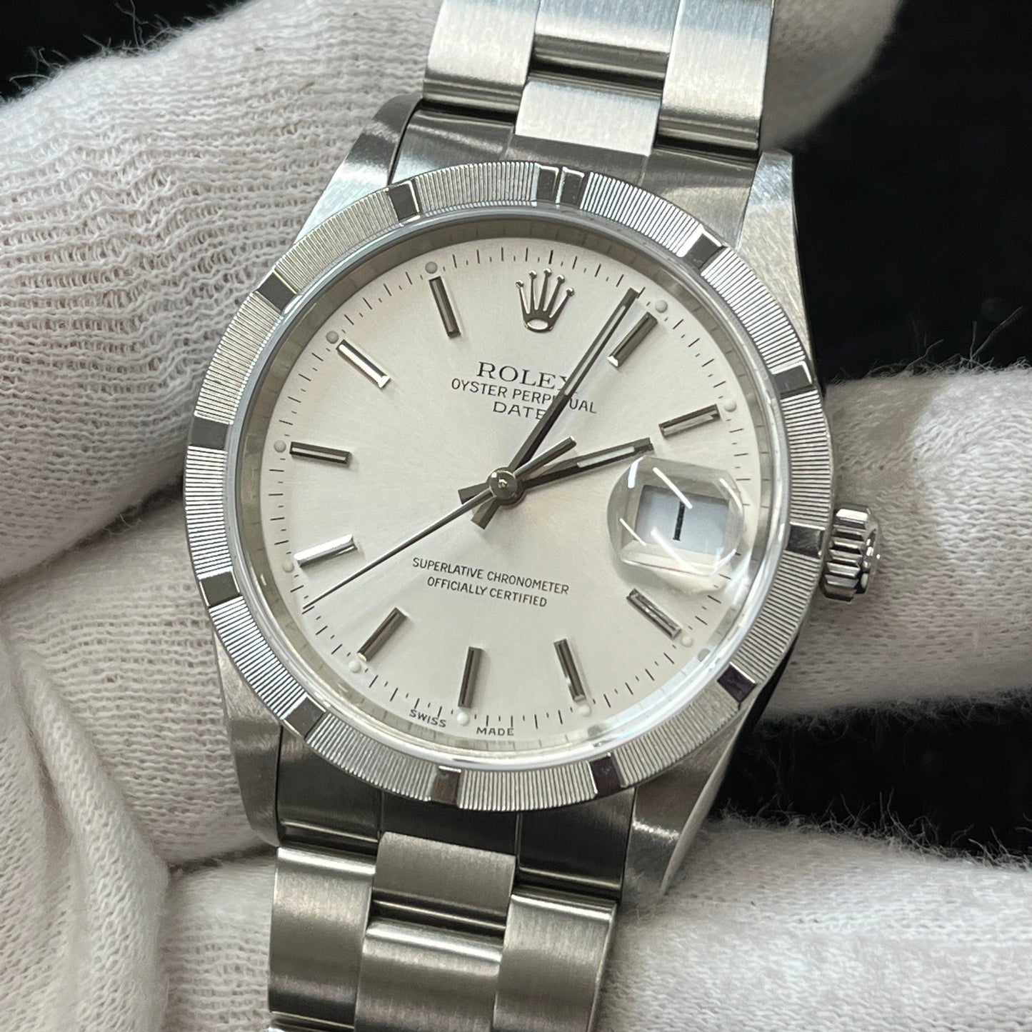 15210 Oyster Perpetual Date A serial 2R-X01-01430