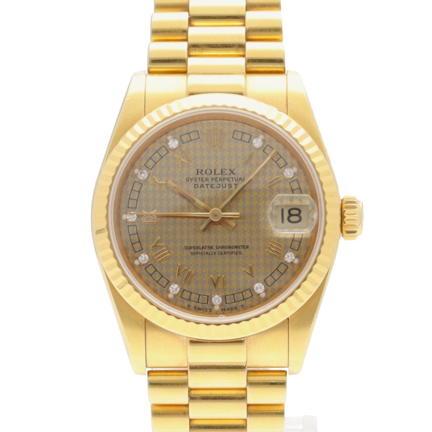 68278G Oyster Perpetual Datejust Hounds Tooth dial R serial 2R-X01-01249