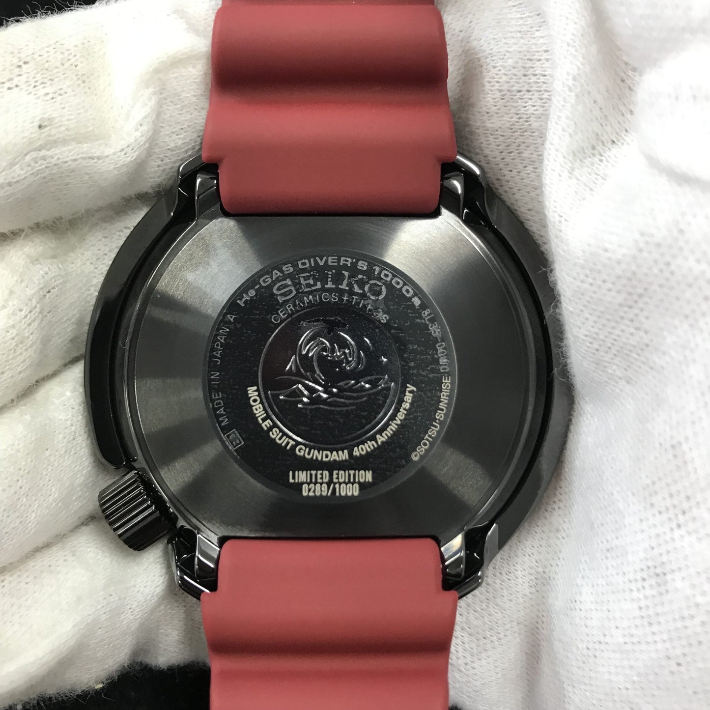 SBDX029 Seiko Marinemaster Gundam 40th Red Zaku II 2SEI01-00092