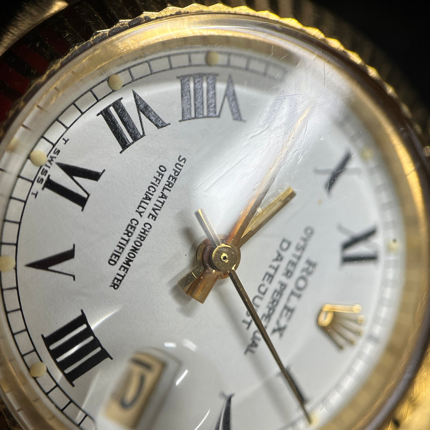 6917 Oysterperpetual Datejust 18K YG 74***** Serial 2R-X01-01323