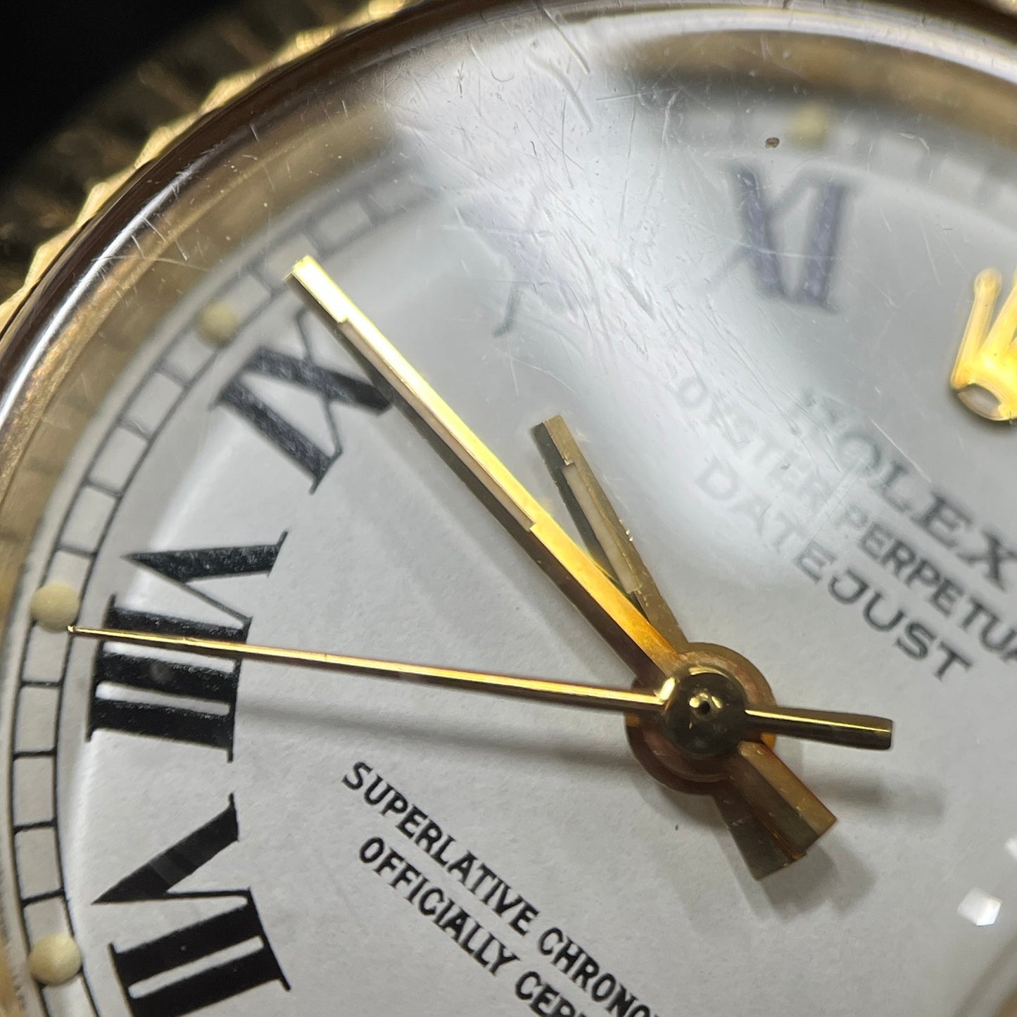 6917 Oysterperpetual Datejust 18K YG 74***** Serial 2R-X01-01323