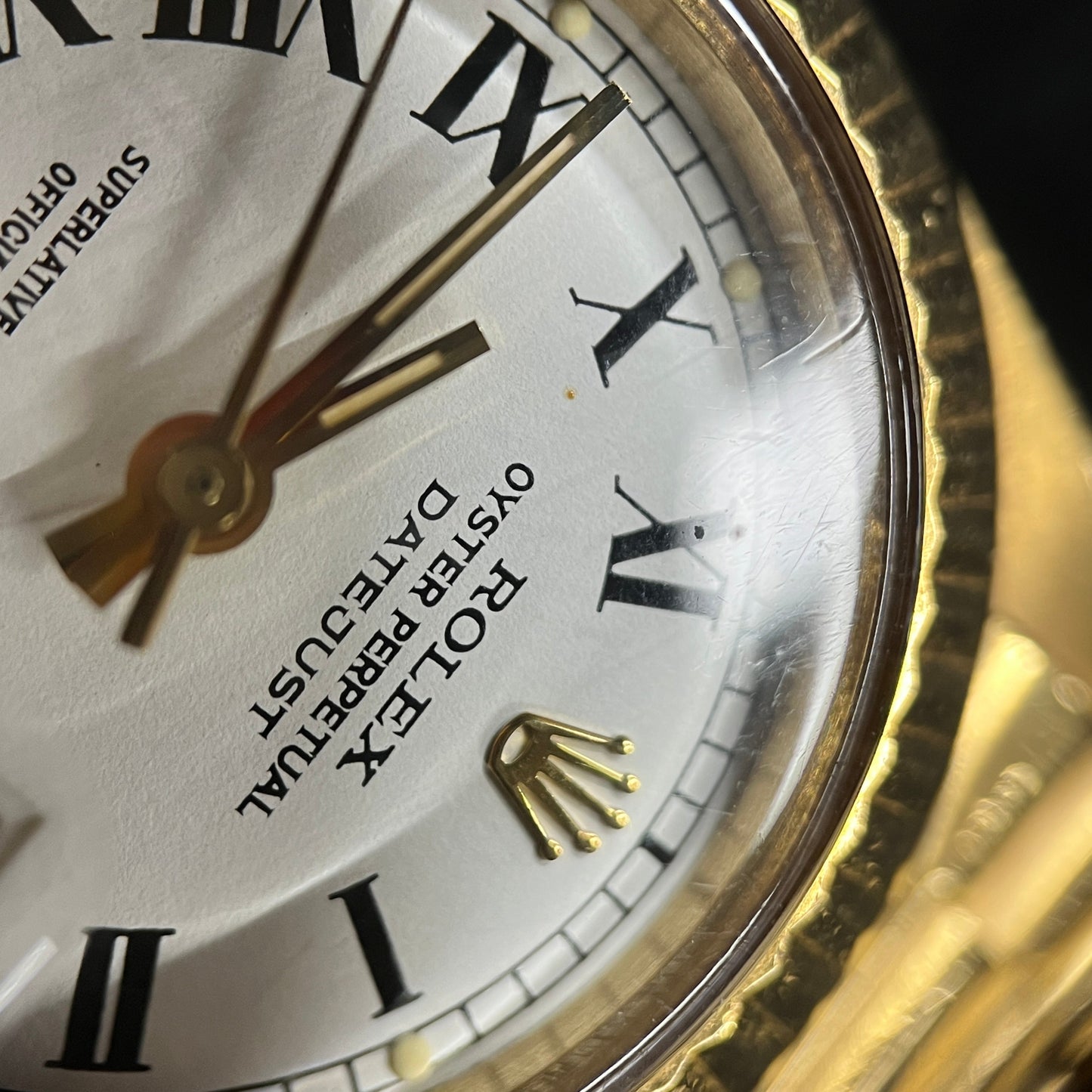 6917 Oysterperpetual Datejust 18K YG 74***** Serial 2R-X01-01323