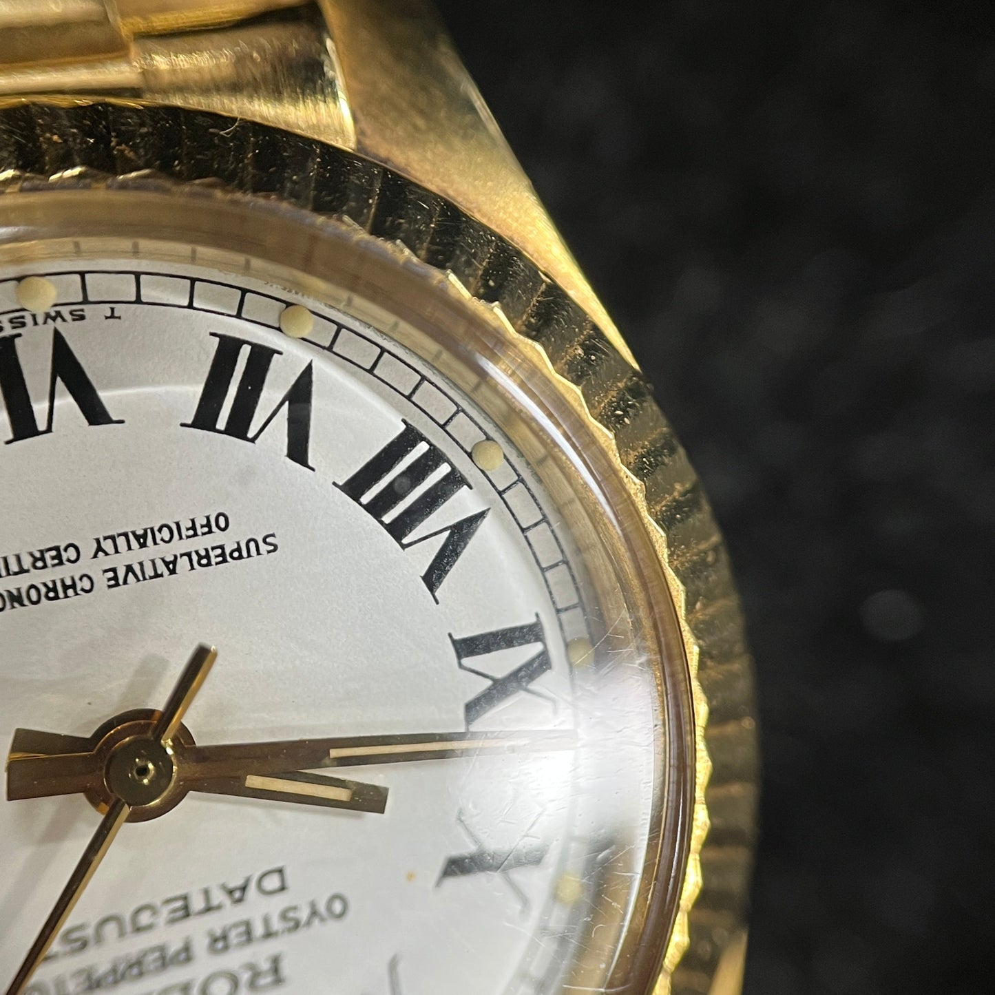 6917 Oysterperpetual Datejust 18K YG 74***** Serial 2R-X01-01323