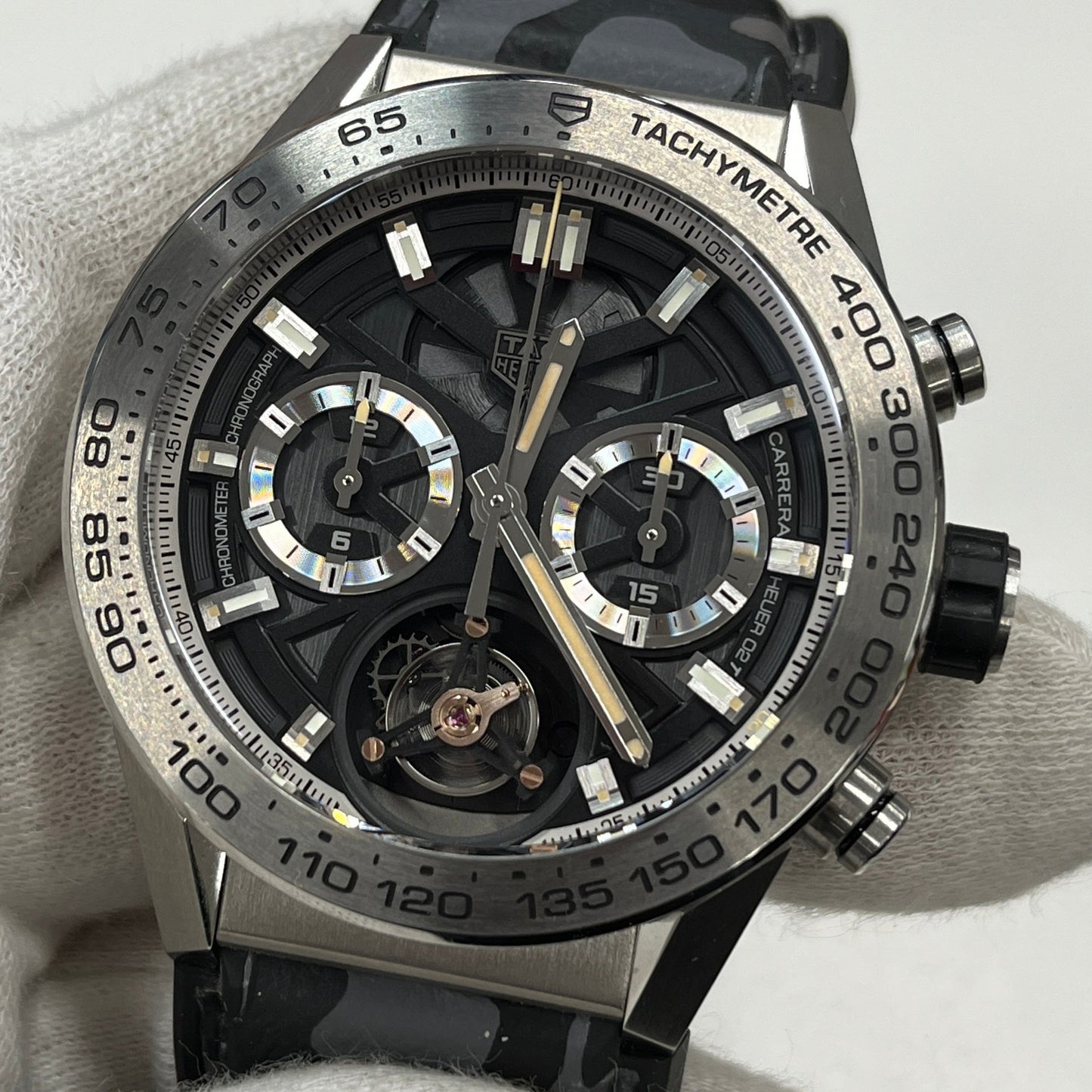 CAR5A8D.EB0212 Carrera Calibre Heuer02T Tourlbillon 160th Anniversary Limited Edition 2TAG01-00201