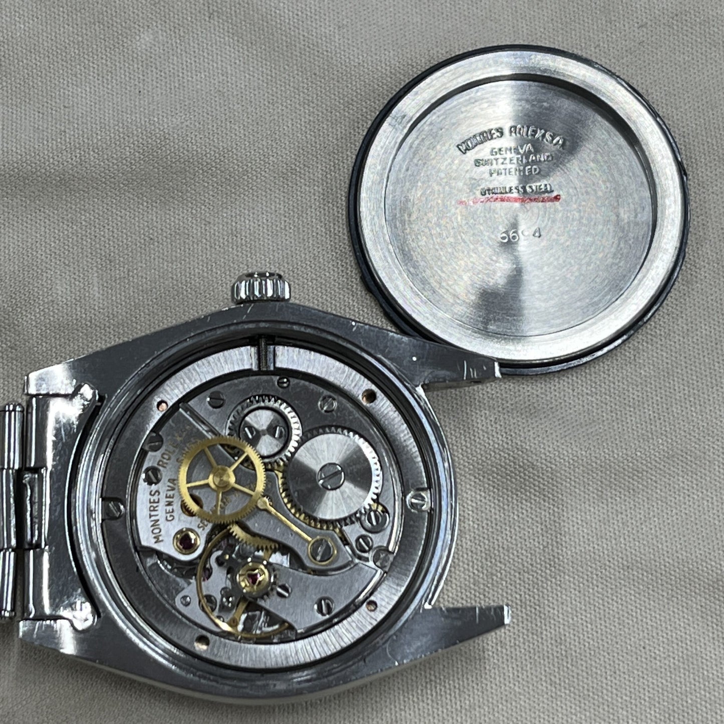 6694 Oyster Date Precision cal. 1225 31***** serial 2R-X01-01090
