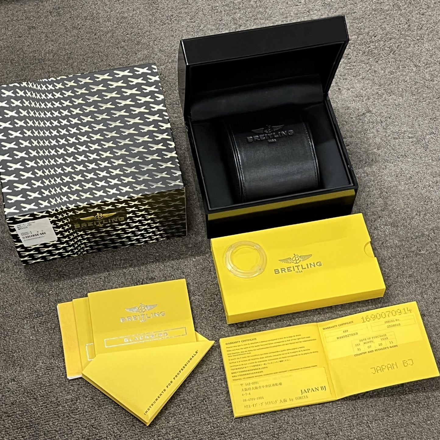 M44359 クロノマット ブラックバード クロノグラフ 2BRT01-00142