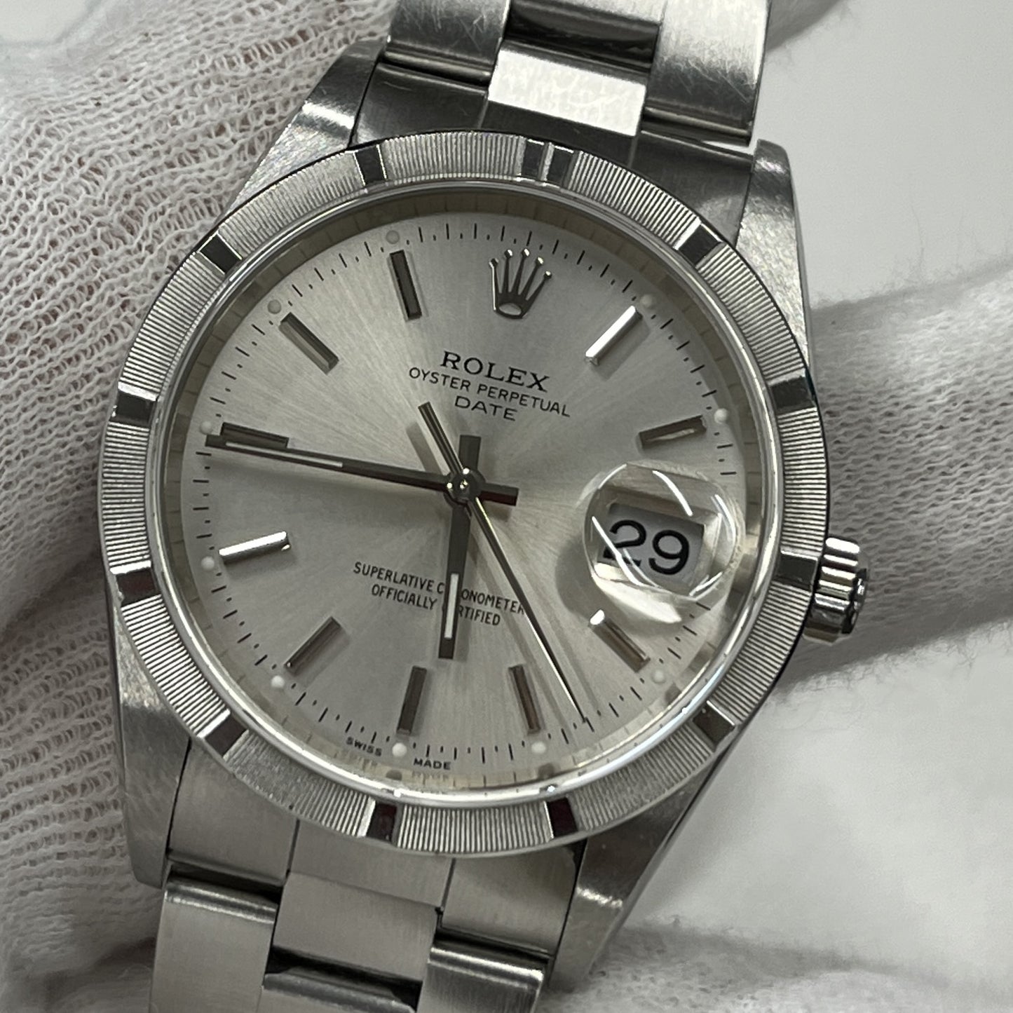 15210 Oyster perpetual Date F****** serial 2R-X33-00156