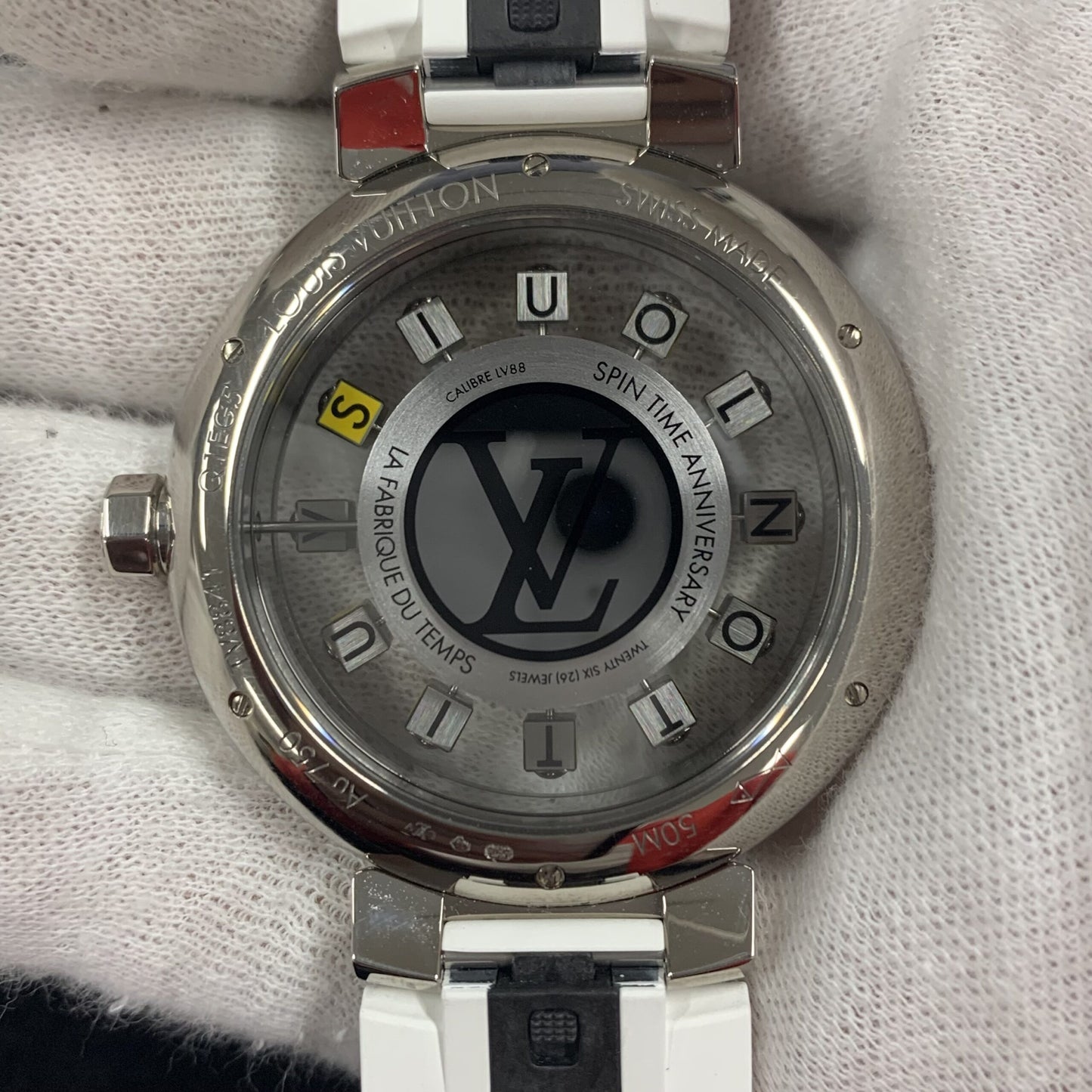 Q1EG5 タンブール オトマティック スピン・タイム エアー グレー WG 2L-V01-00103