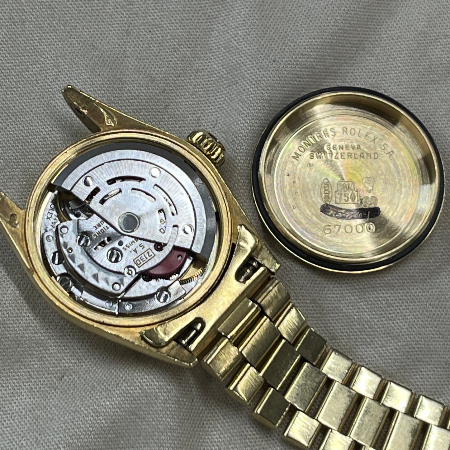 67198 Oyster Perpetual YG R serial Cal.2130 2R-X01-01247