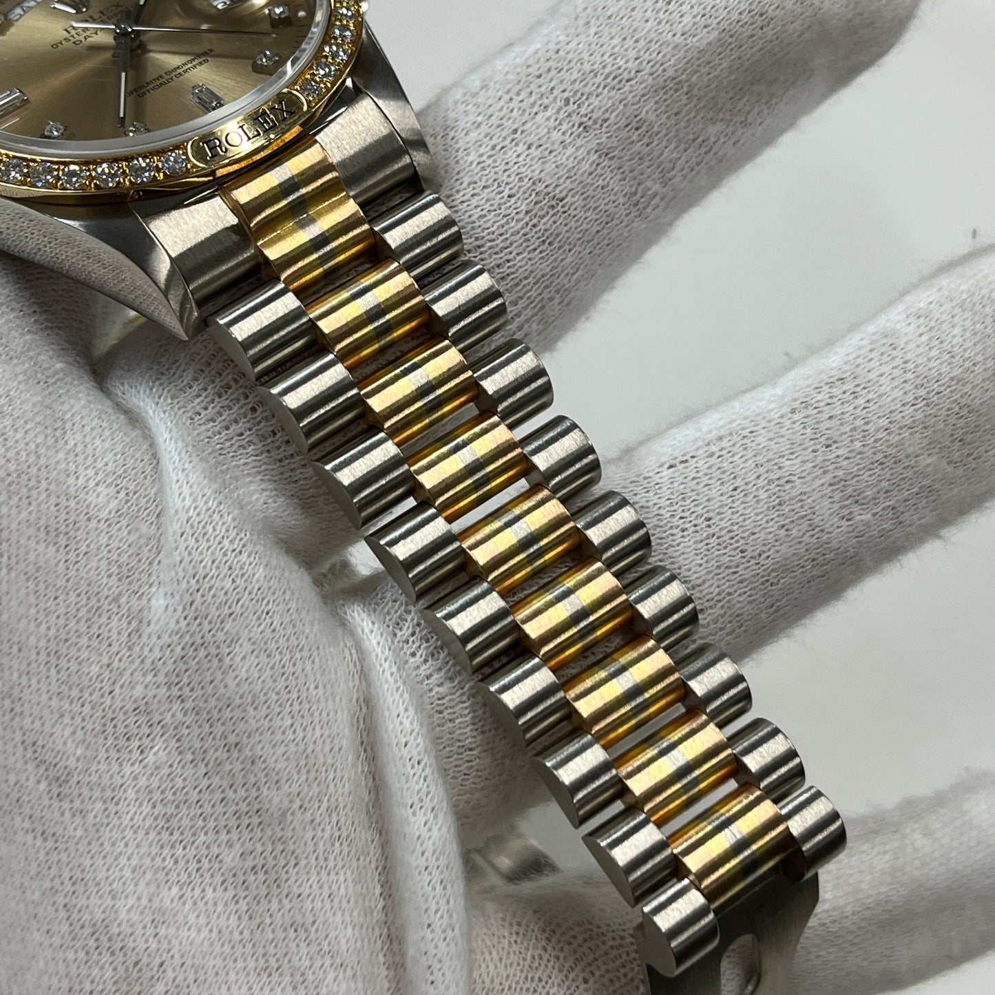 18129ABIC Oyster Perpetual Day-Date Diamond Bezel R Serial Number 2R-X01-00674