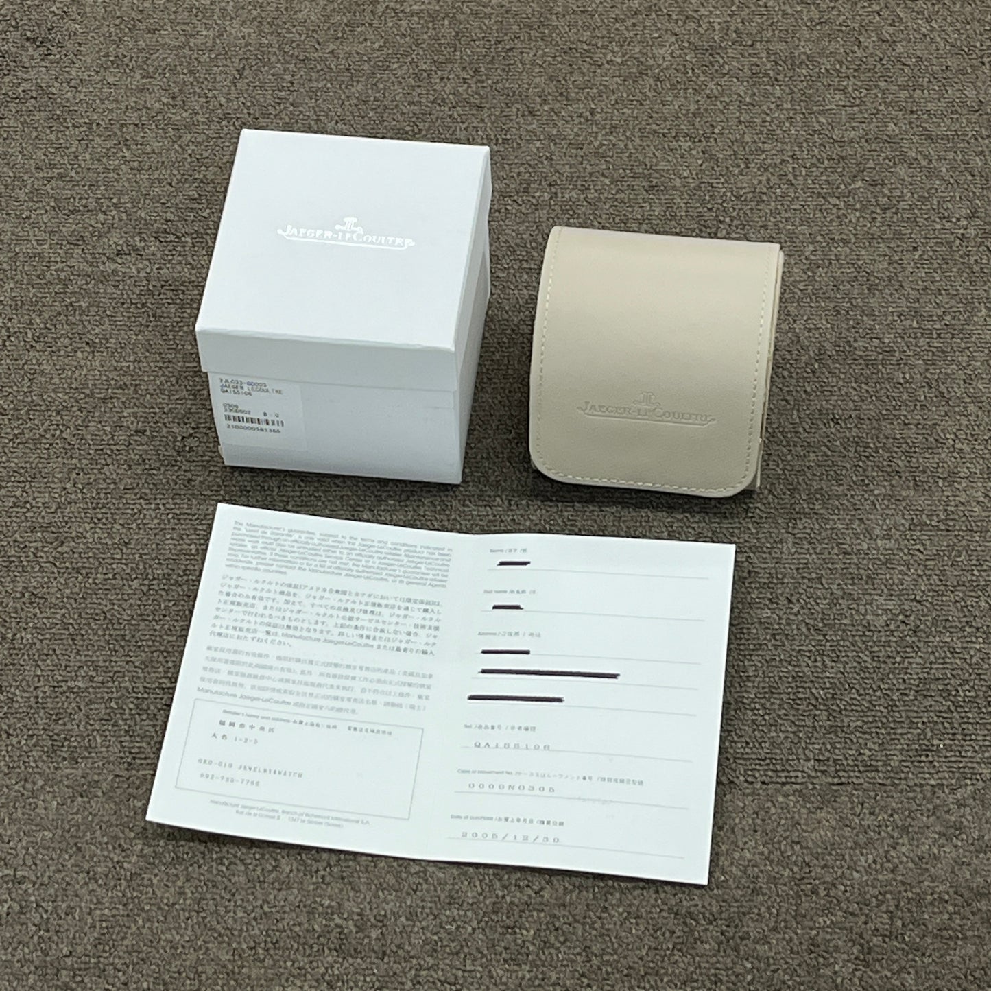 QA155106 ジェントローム 自動巻き 2JLC33-00003