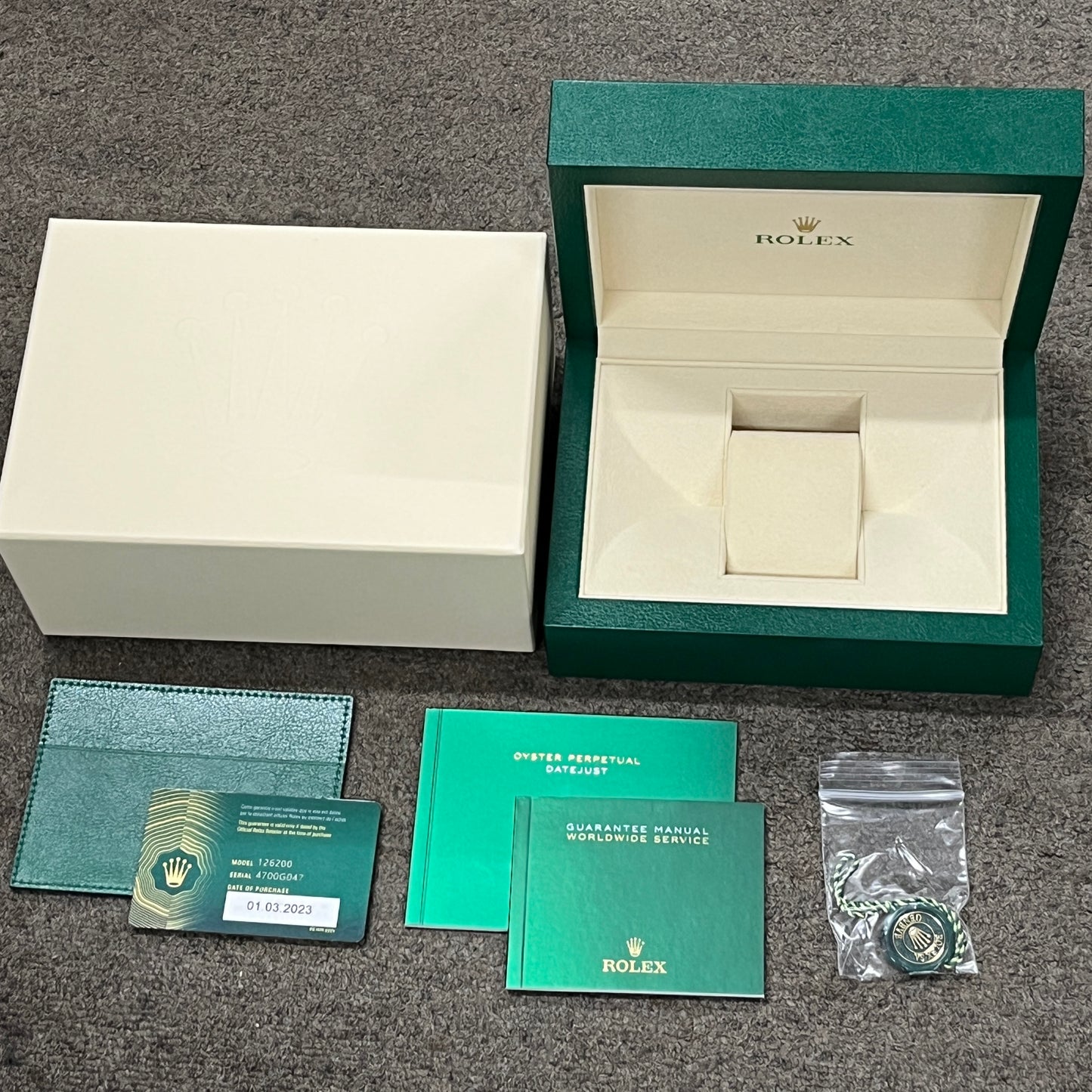 126200/5 Datejust Random Serial Number 2R-X01-01283