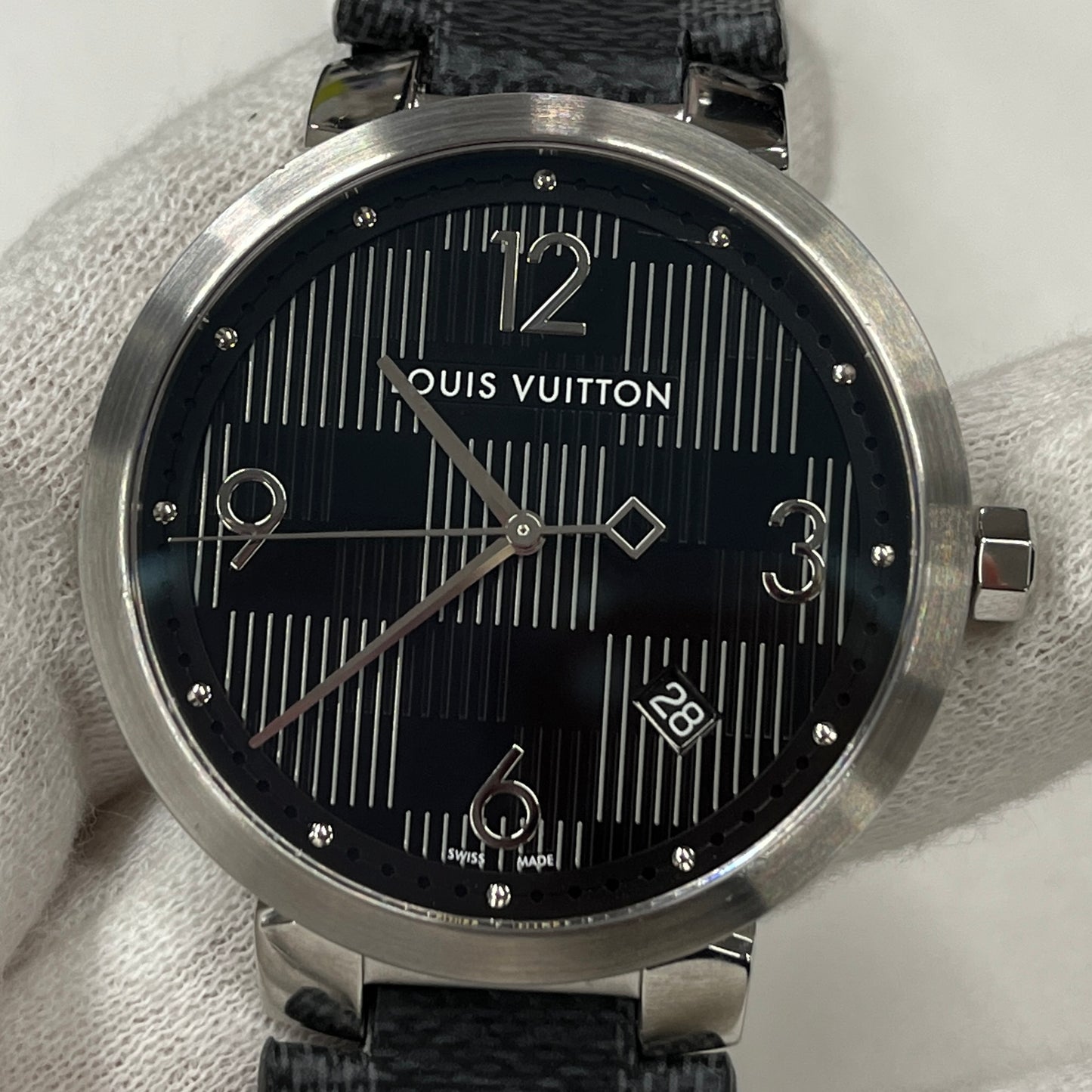 Q1D070 タンブール ダミエ 2L-V01-00090