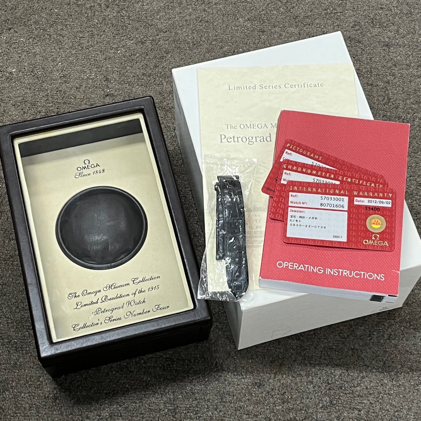 5703.30.01 Omega Museum Collection Petrograd 1915 RG Limited Edition 2O-M33-00048