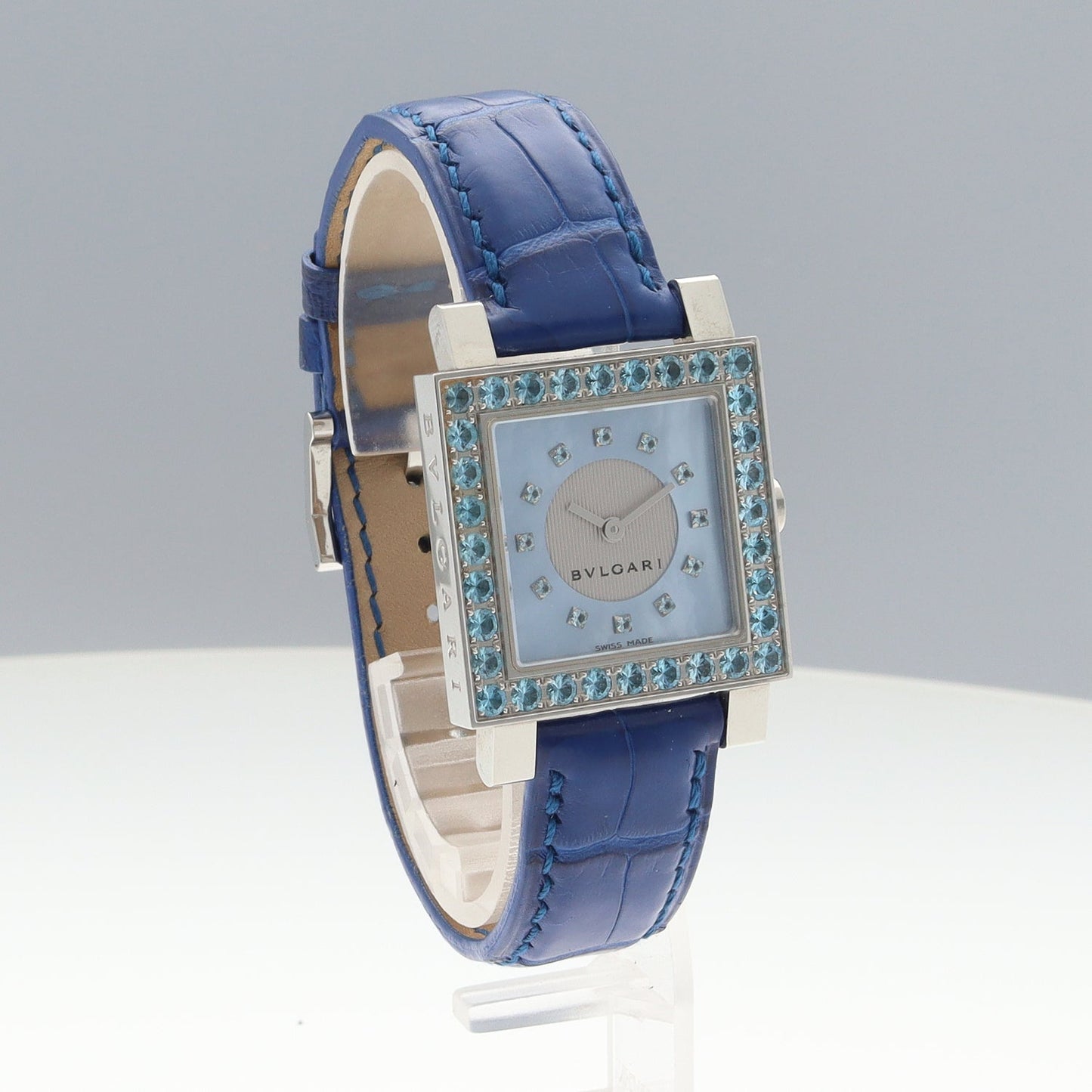 SQ27SLD　Quadrado Blue Topaz Indexes/Bezel　2BVL01-00178