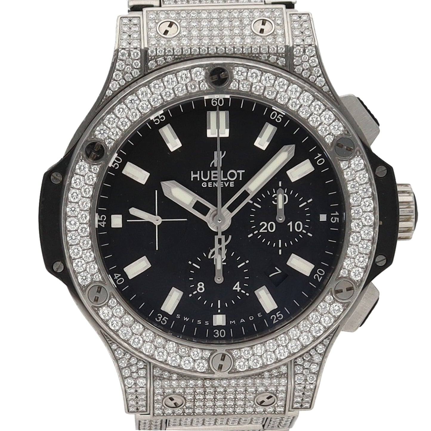 HU301.SX.1170.SX.370 Big Bang Steel Pave 2HUB01-00336