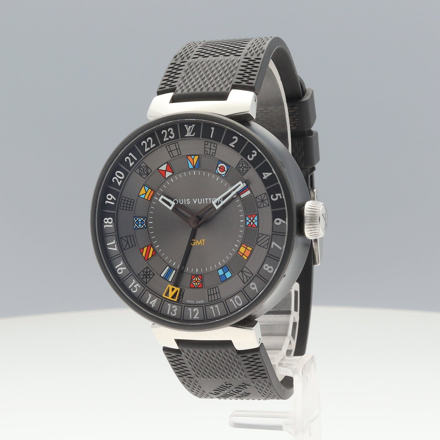 QA097 Tambour Moon Dual Time GMT 2L-V01-00122 - Main Image
