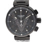 Q1A62Z  Tambour All Black Chronograph  2L-V01-00130