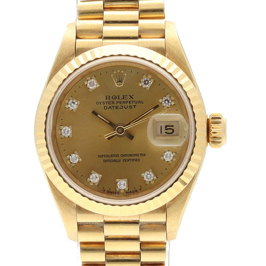 69178G　Datejust Diamonds10P N serial YG　2R-X01-01618