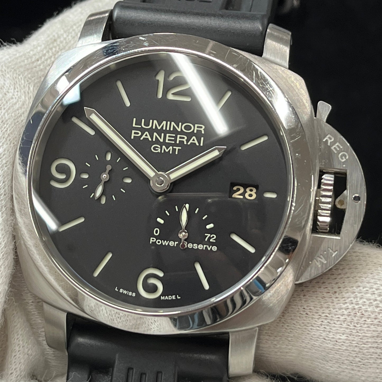 PAM00321　Luminor1950 3DaysGMT Power Reserve　2PAM33-00068