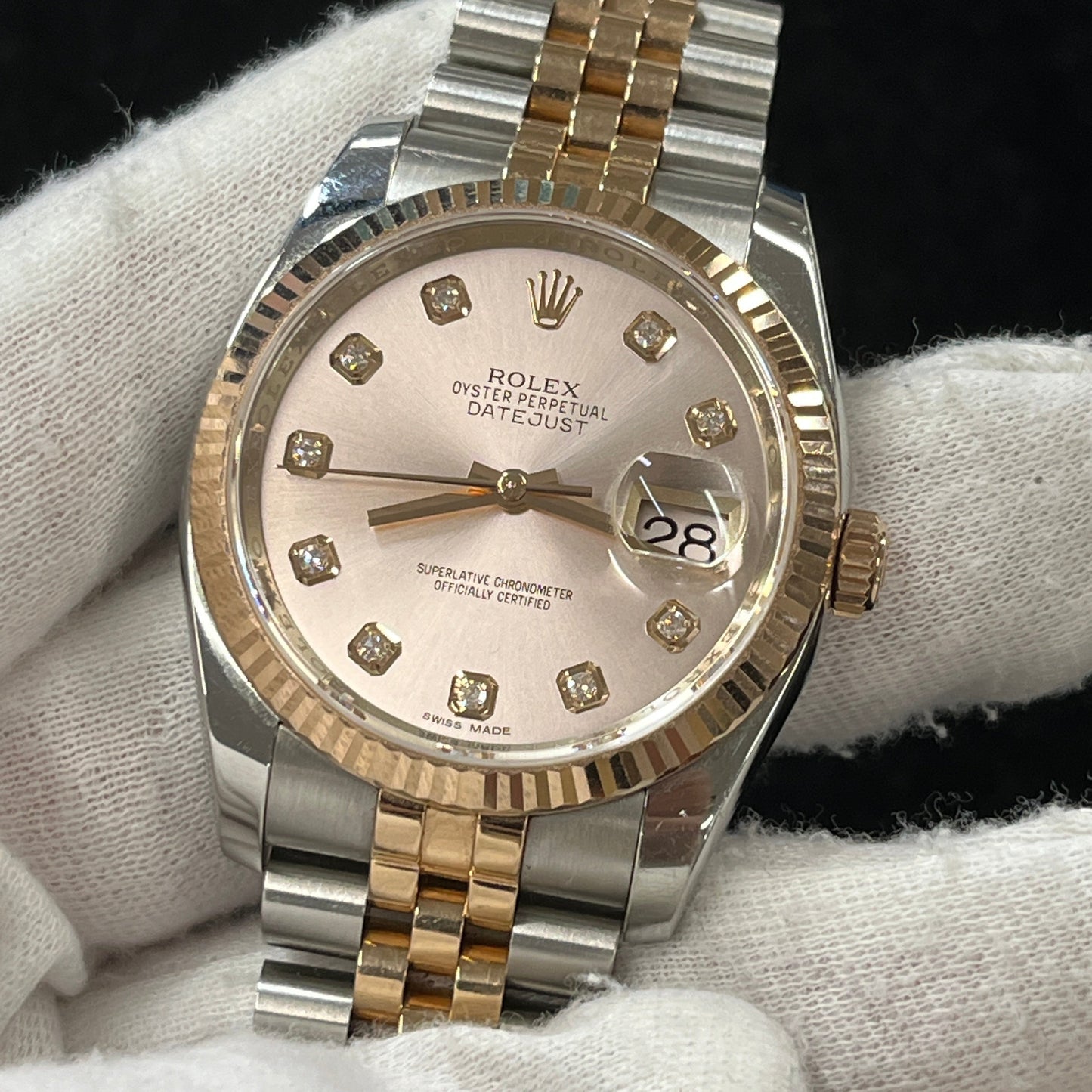 116231G　Datejust 10P Diamond Random serial　2R-X01-01540