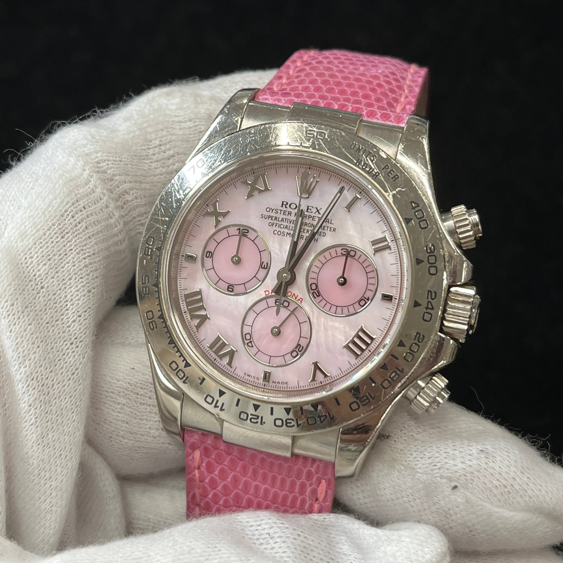 116519 Pink 116519 Daytona Beach Pink Shell K Serial WG 2R-X01-01408