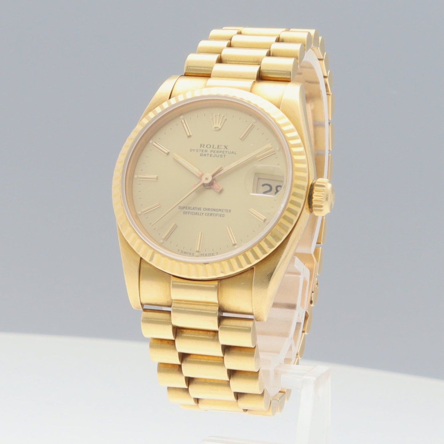 68278　Oyster Perpetual Datejust YG cal.2135 96*****番　2R-X01-01248