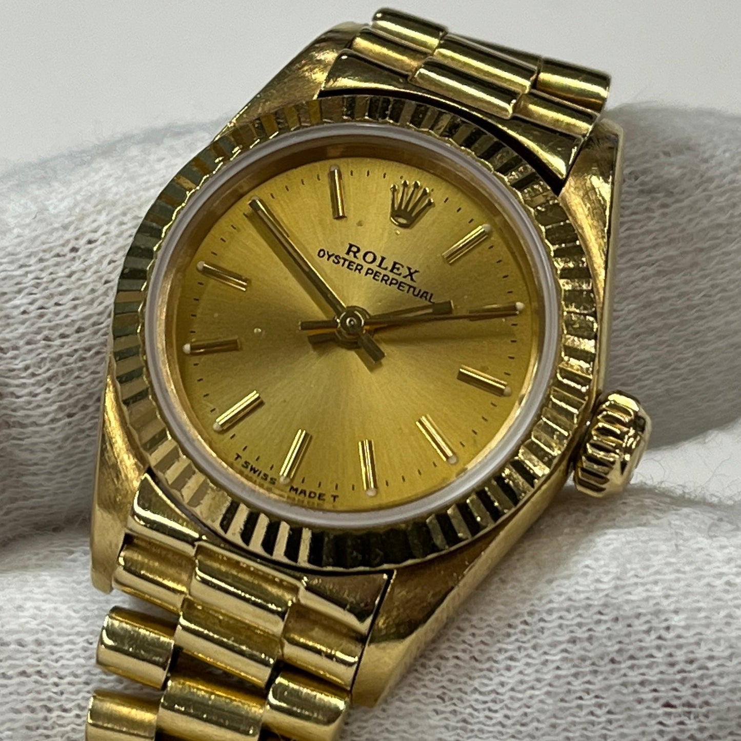 67198　Oyster Perpetual YG R serial Cal.2130　2R-X01-01247