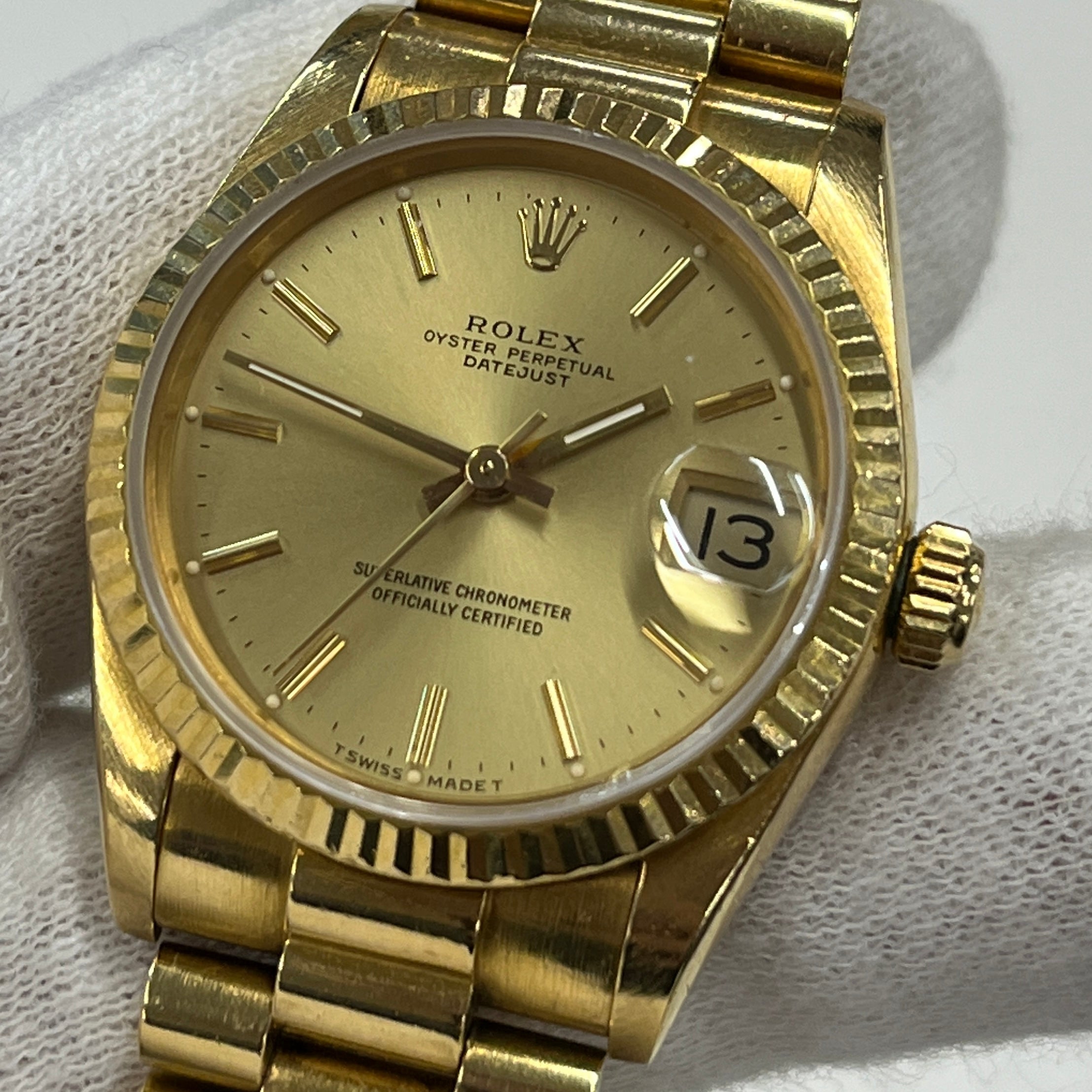 68278　Oyster Perpetual Datejust YG cal.2135 96*****番　2R-X01-01248