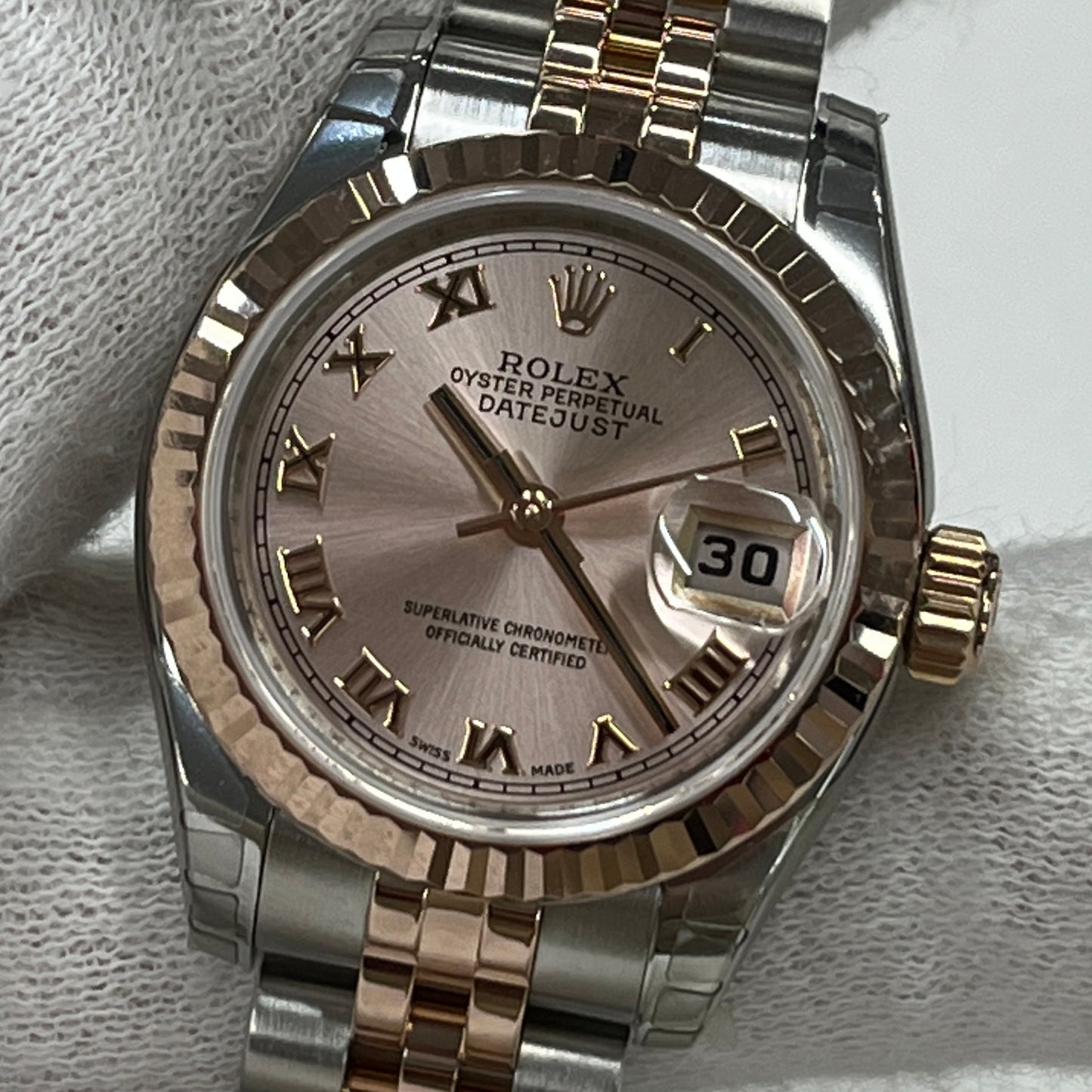 179171　Oyster Perpetual Datejust PG M Serial Number   2R-X01-00645